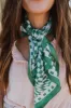 Green Checkered Illusion Wild Rag sold by Goldie Lew