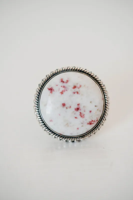 Tertia Ring | Thulite- FINAL SALE sold by Goldie Lew