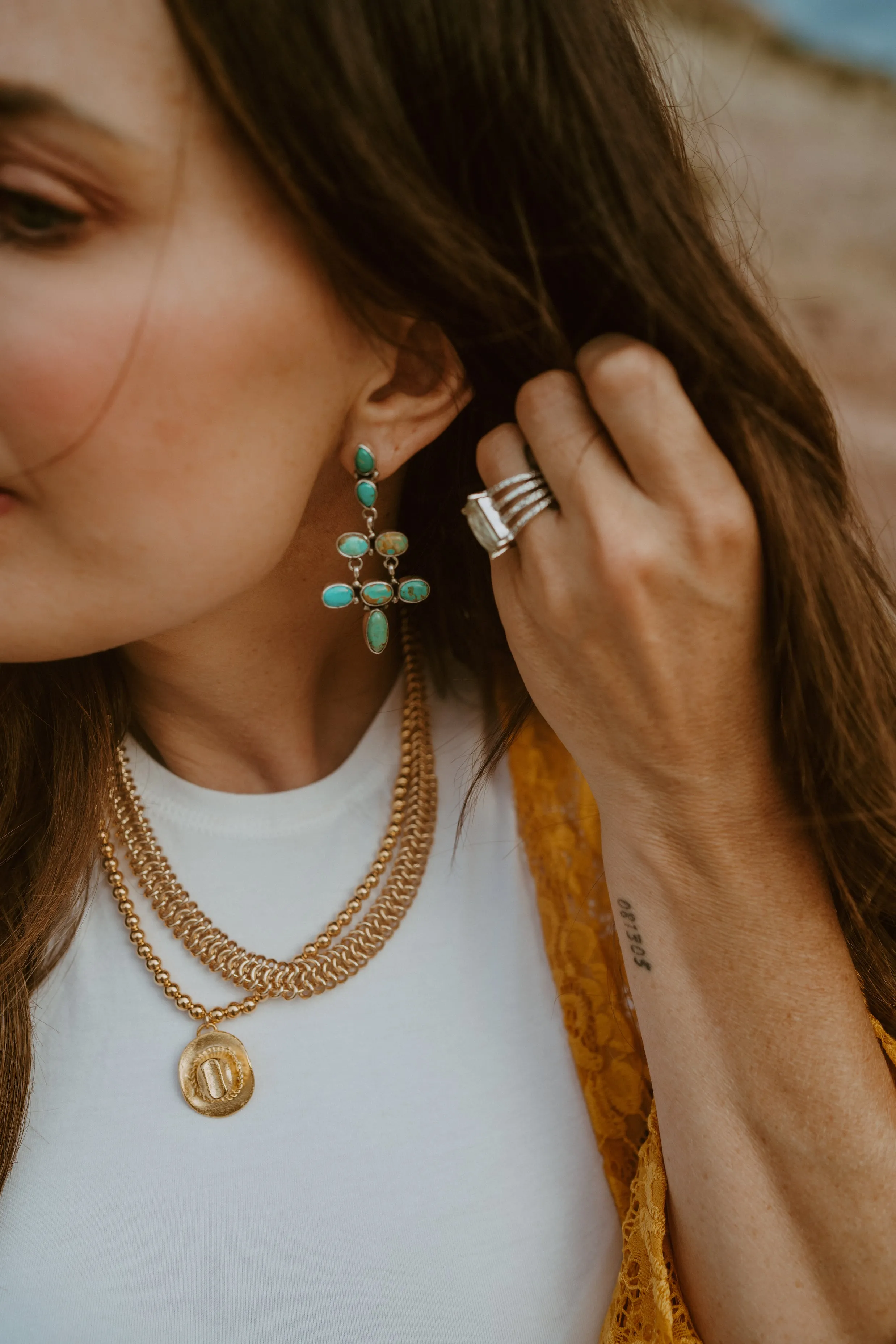 Emry Earrings sold by Goldie Lew product image thumbnail 2