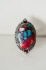 Aaliyah Ring | Pink Spiny Turquoise sold by Goldie Lew