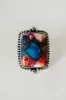 Aaliyah Ring | Pink Spiny Turquoise sold by Goldie Lew