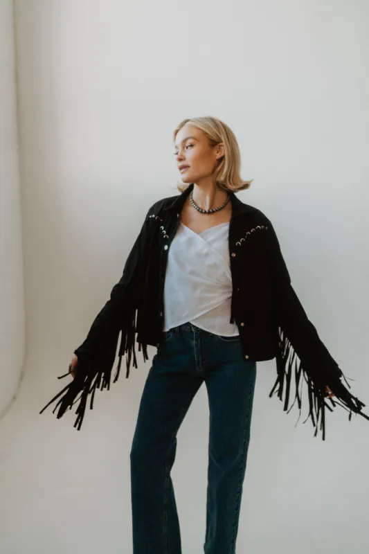 Hennessy Fringe Jacket sold by Goldie Lew