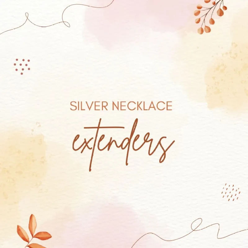 Silver Necklace Extenders sold by Goldie Lew