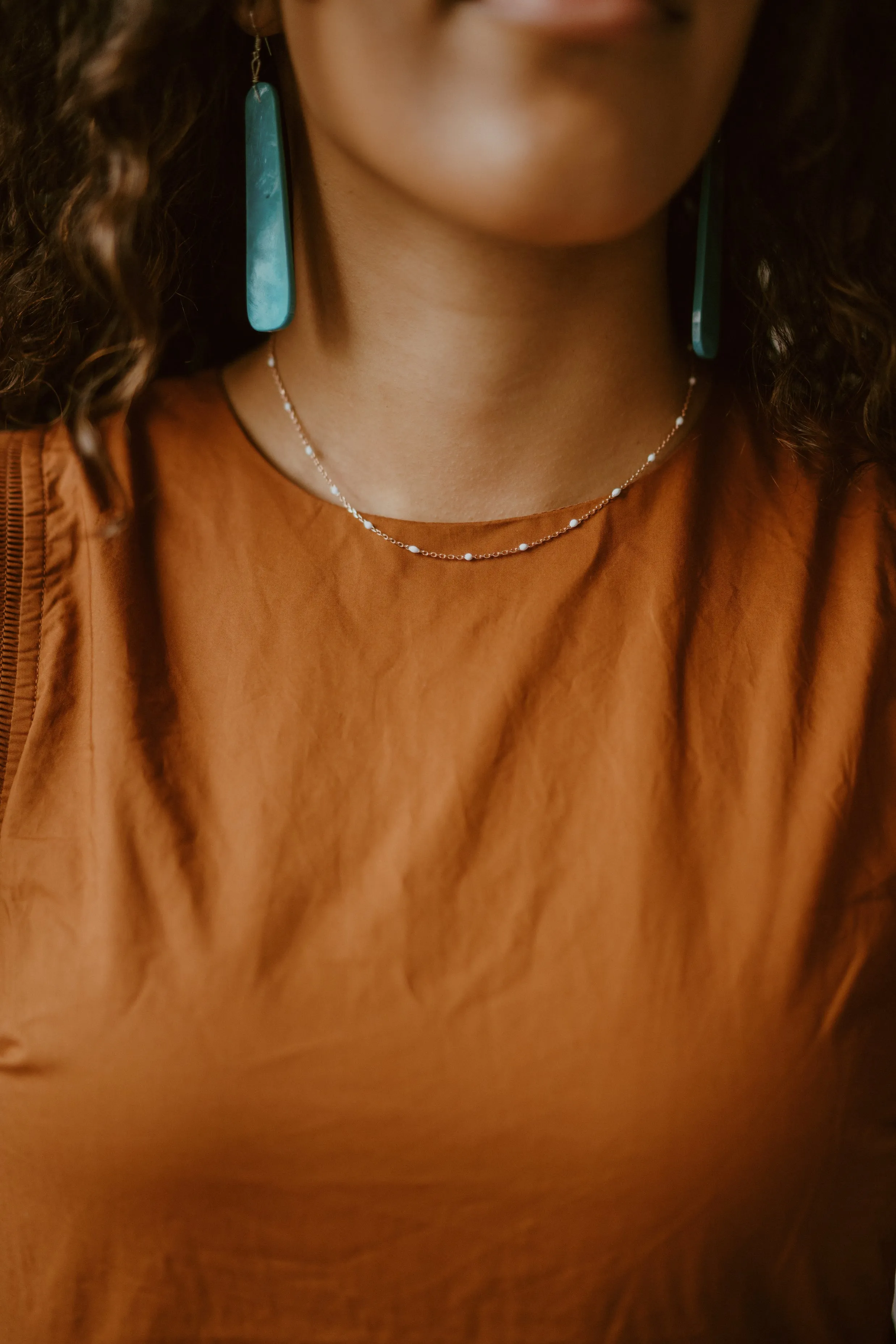 Maria Necklace | Rose Gold - FINAL SALE sold by Goldie Lew product image thumbnail 3
