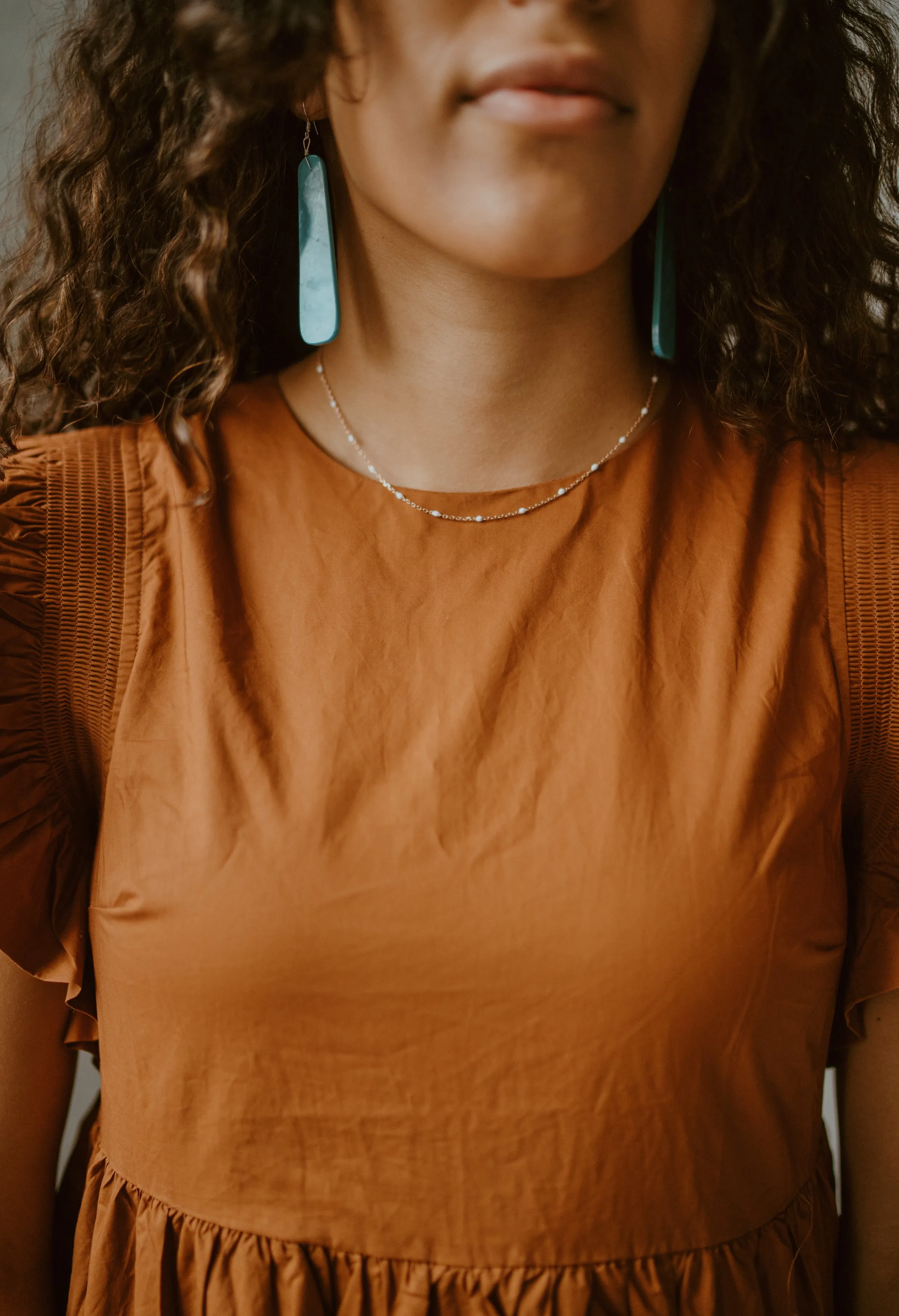 Maria Necklace | Rose Gold - FINAL SALE sold by Goldie Lew product image thumbnail 4