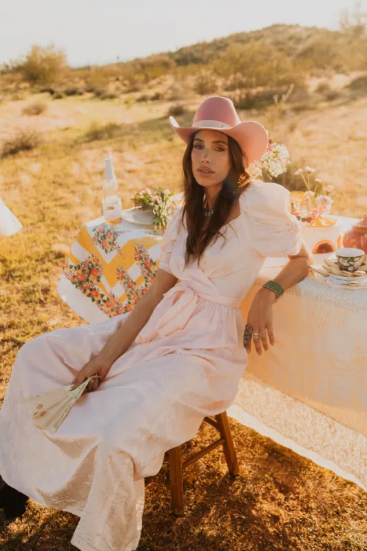 Light Pink Dress - Vintage sold by Goldie Lew