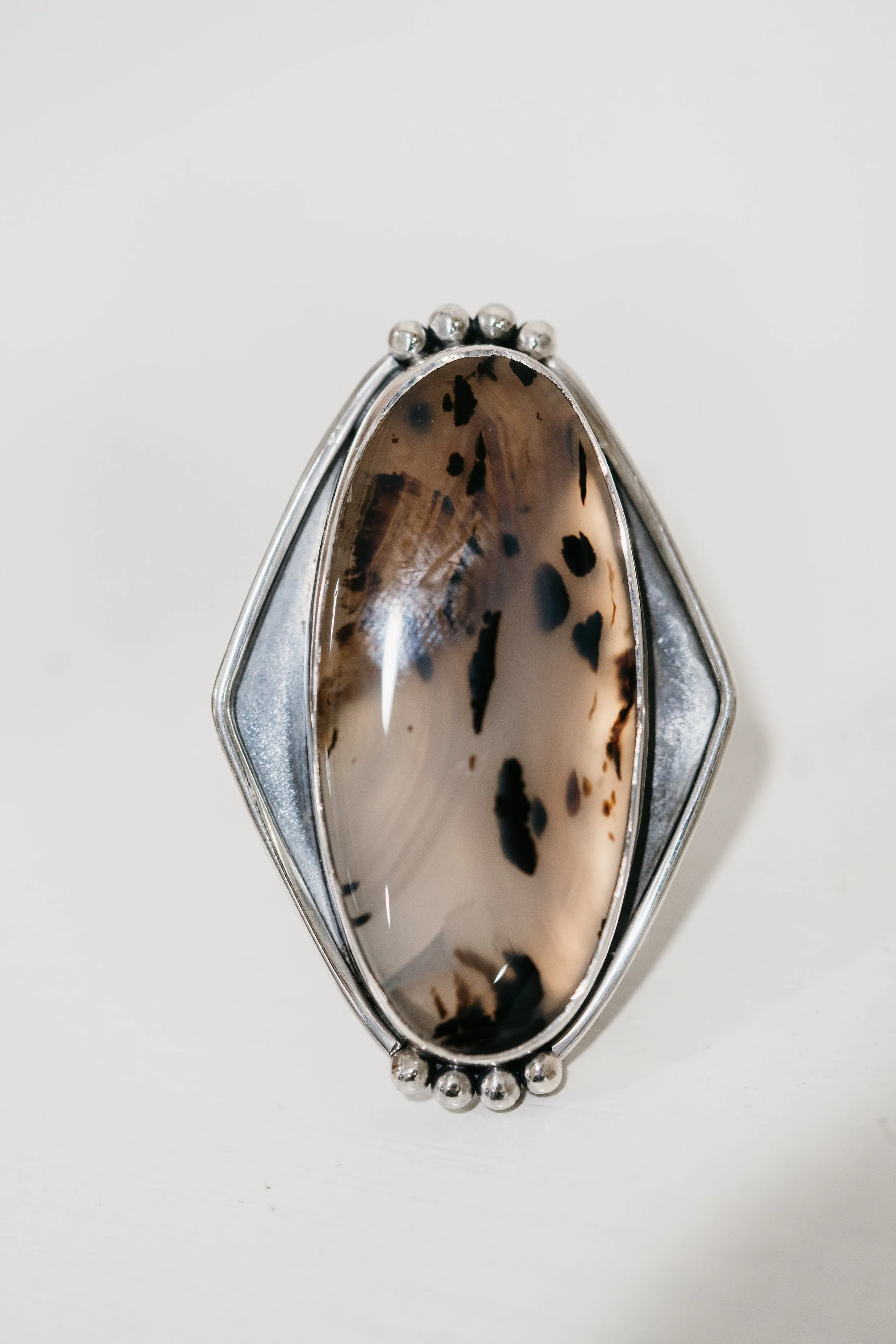 Jenni Kait Ring | Montana Agate sold by Goldie Lew product image thumbnail 2