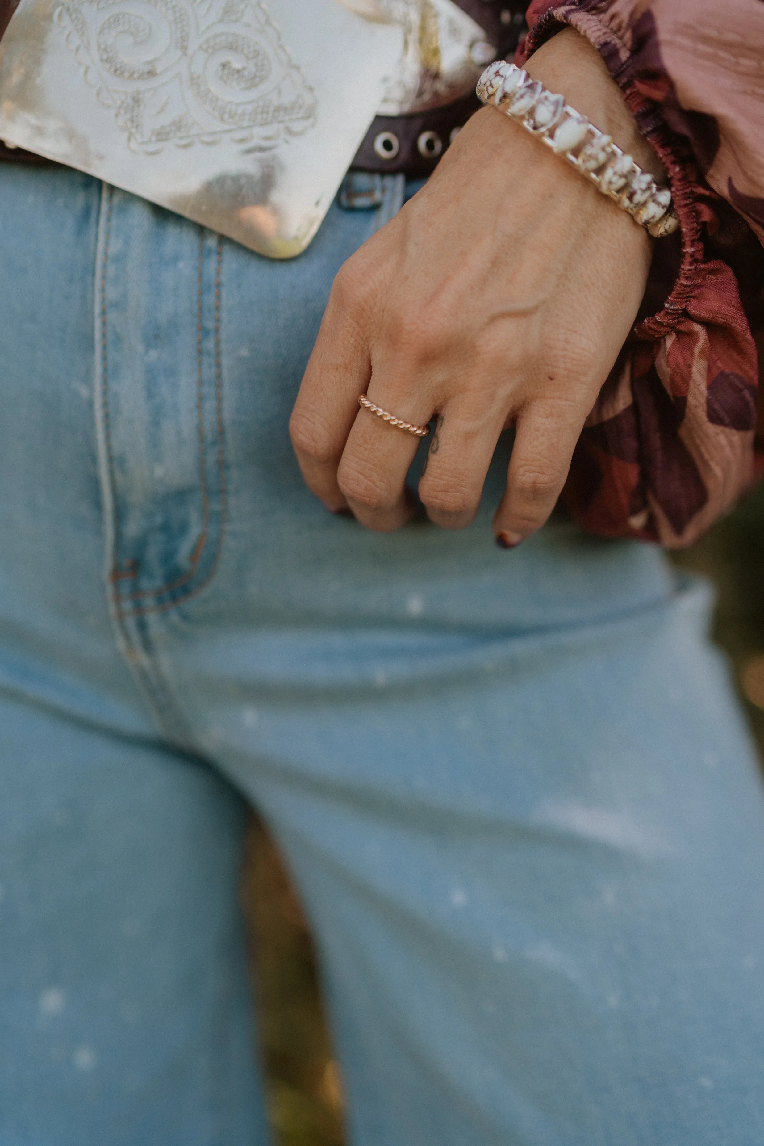Bold Rope Ring sold by Goldie Lew product image thumbnail 2