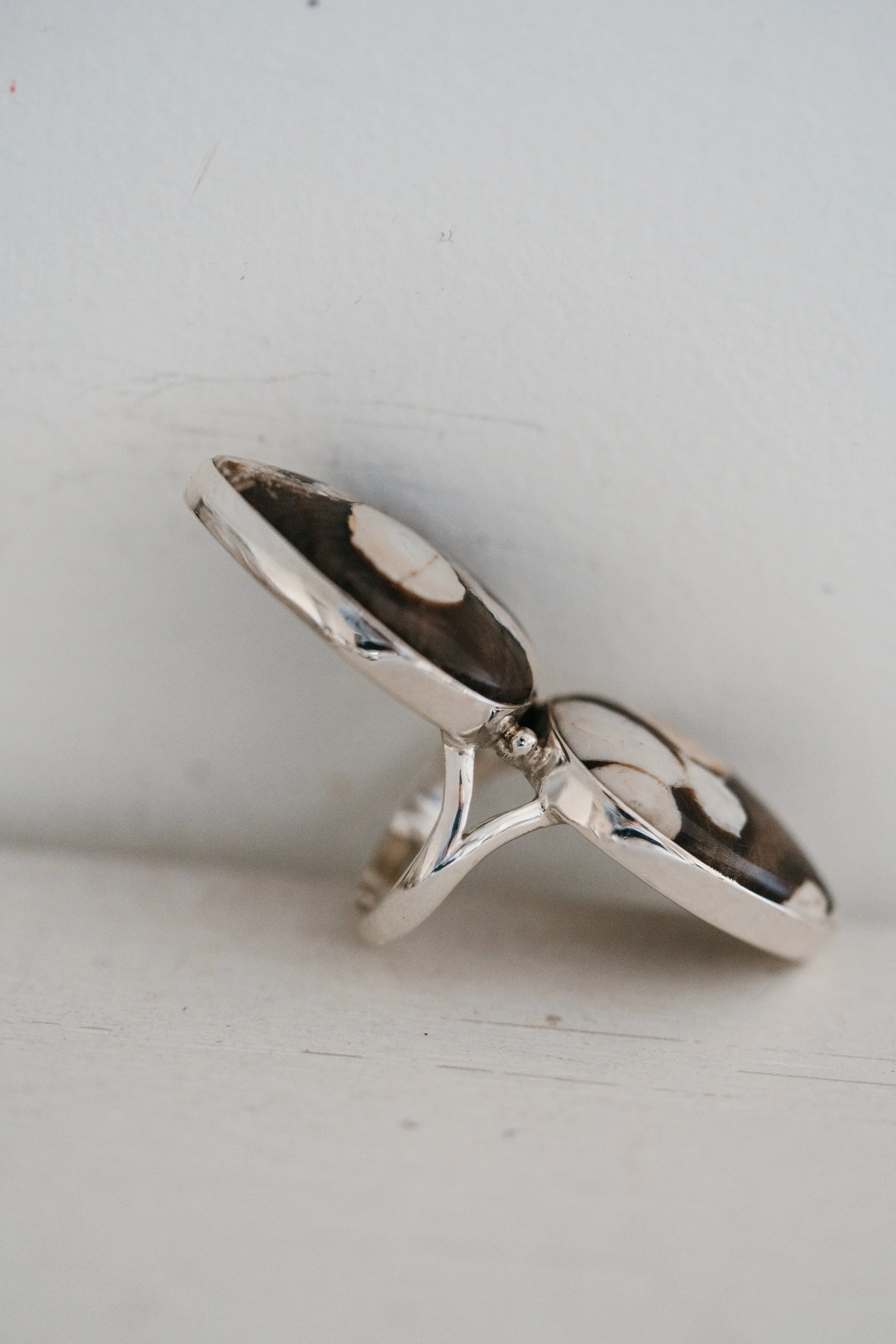 Odessa Ring | Peanutwood Jasper sold by Goldie Lew product image thumbnail 3