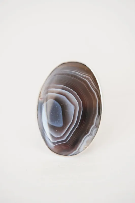 Pria Ring | Botswana Agate sold by Goldie Lew