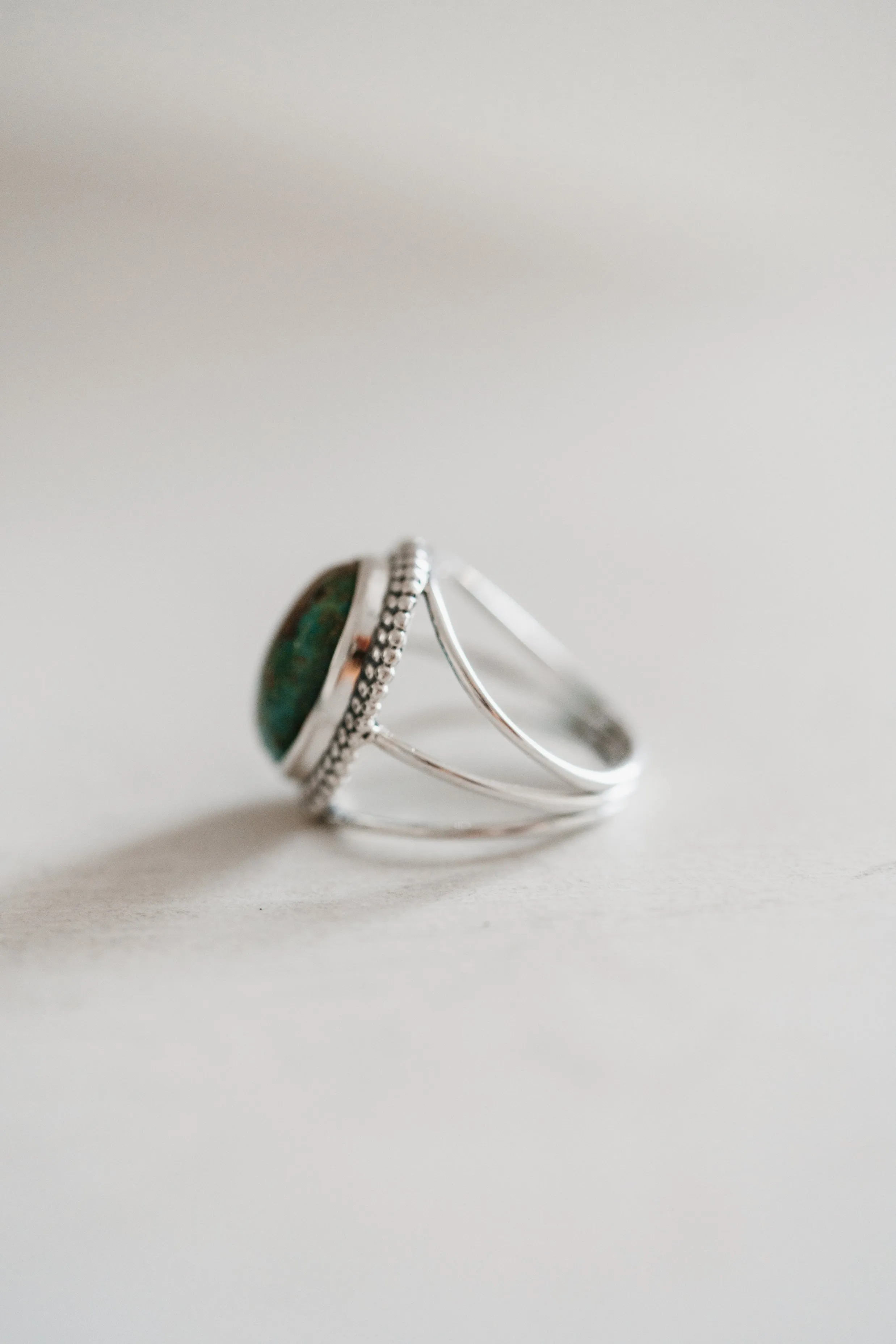 Trish Ring | Boulder Turquoise sold by Goldie Lew product image thumbnail 3
