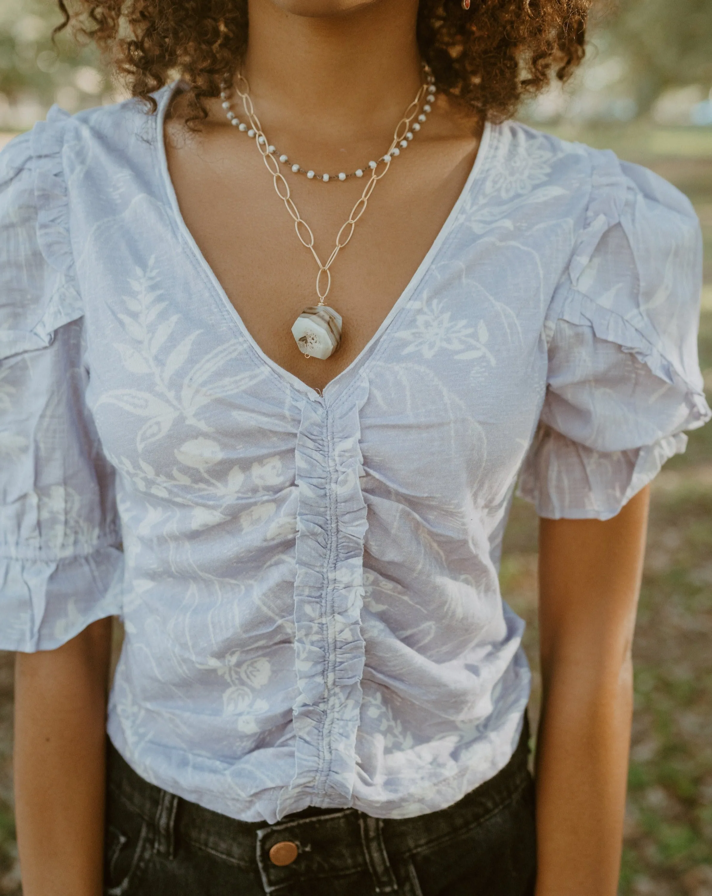 J Necklace Set | #2 sold by Goldie Lew product image thumbnail 2