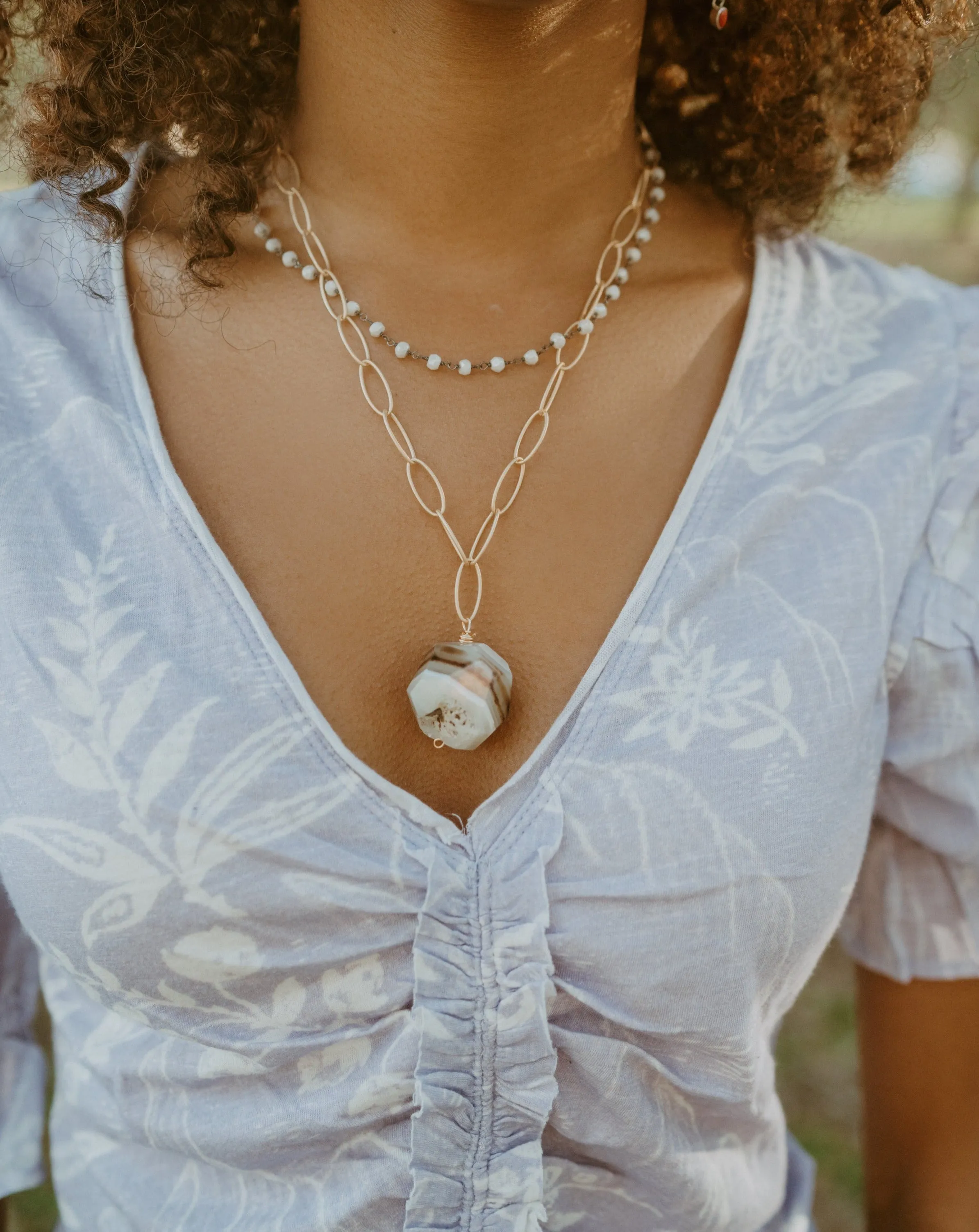 J Necklace Set | #2 sold by Goldie Lew product image thumbnail 3