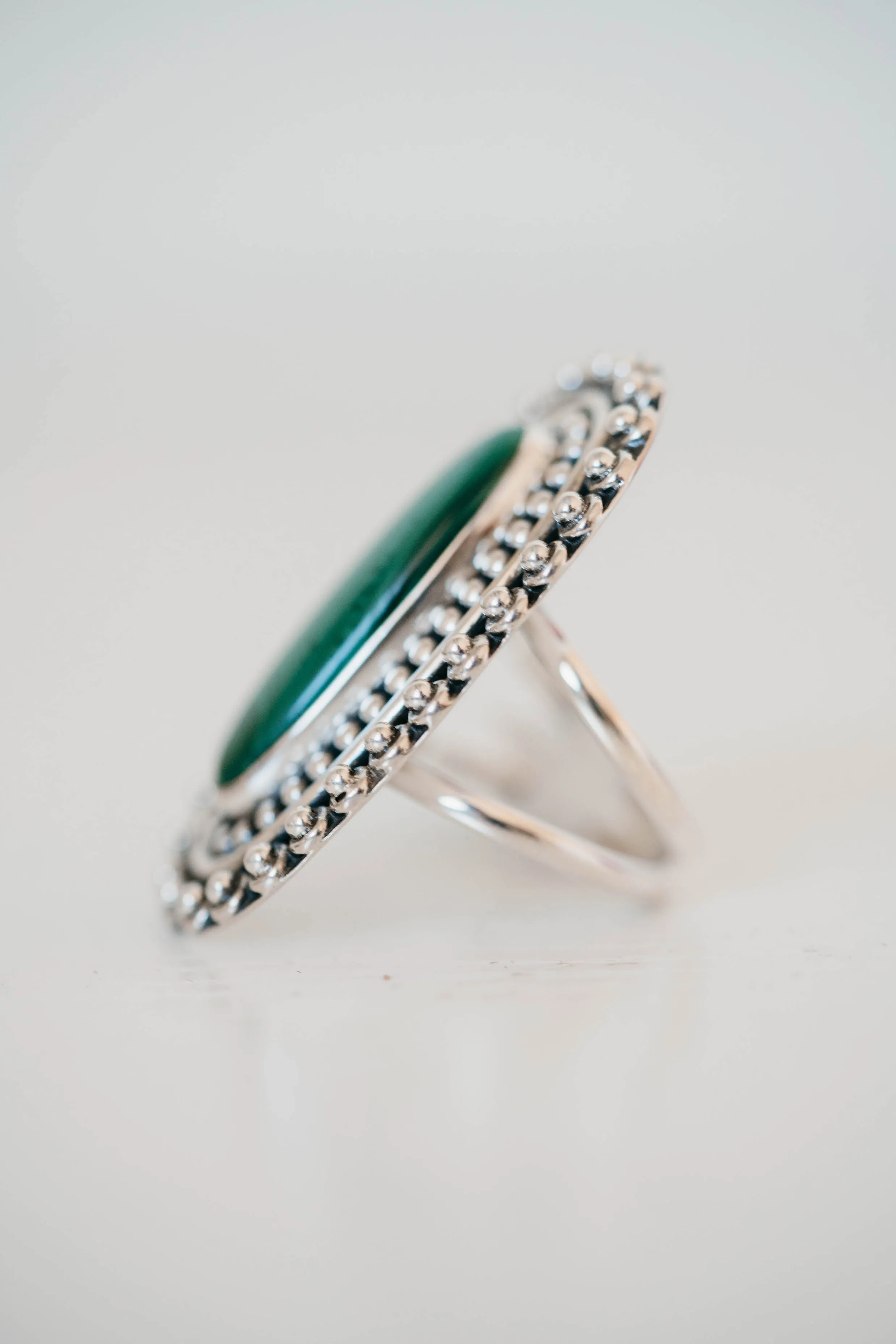 Glover Ring | Malachite sold by Goldie Lew product image thumbnail 3
