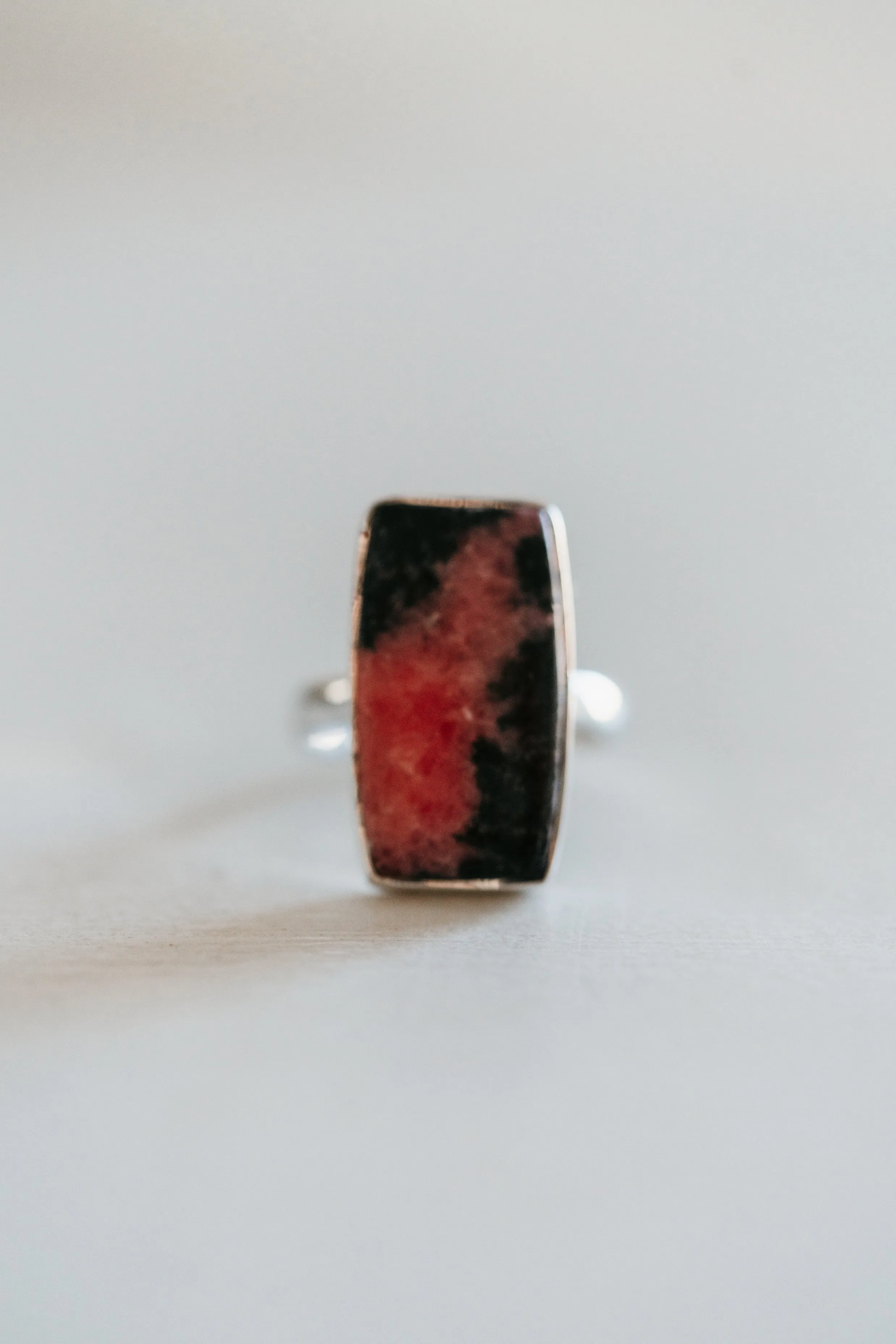 Tammy Ring | Pink Rhodonite sold by Goldie Lew product image thumbnail 5