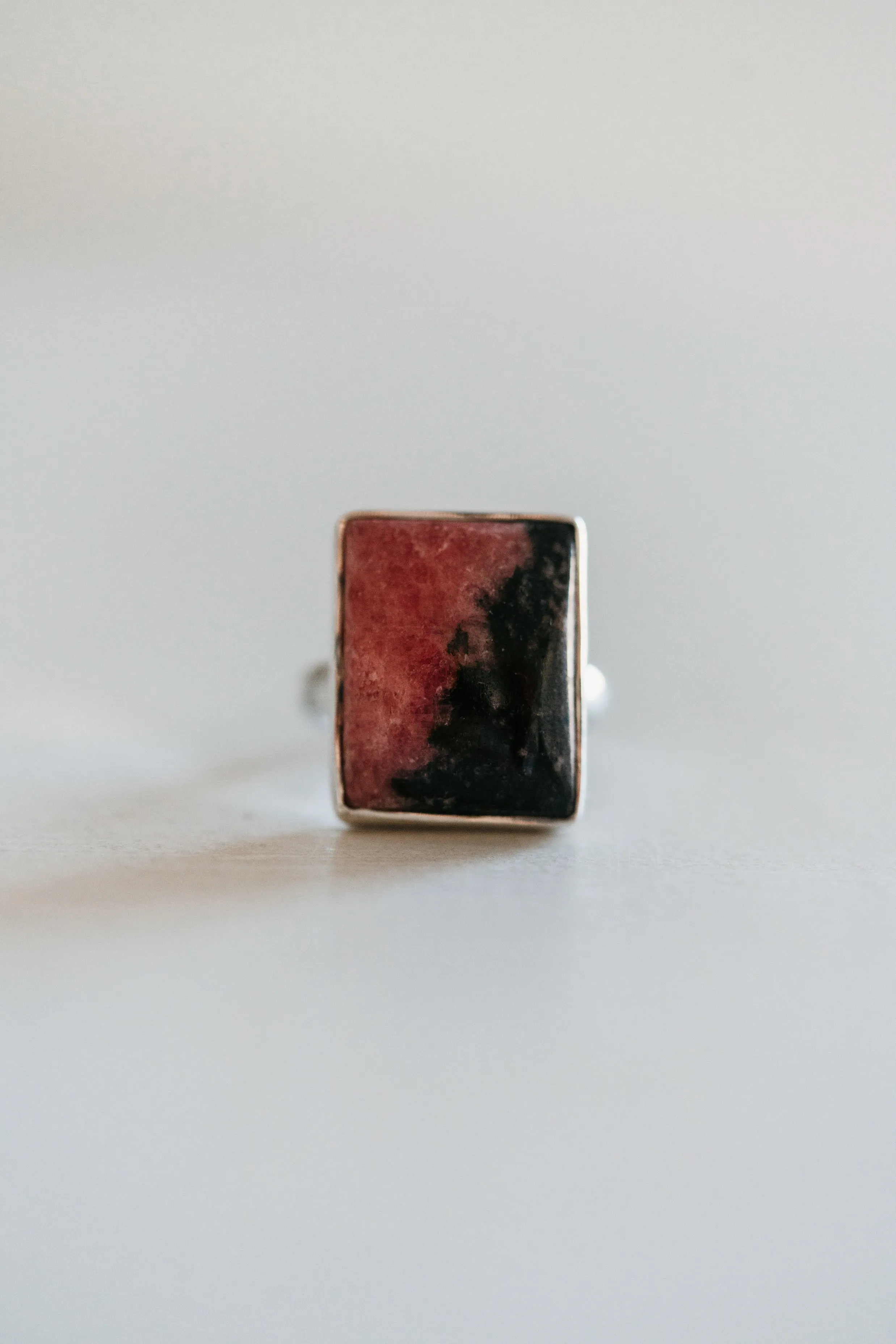 Tammy Ring | Pink Rhodonite sold by Goldie Lew product image thumbnail 3