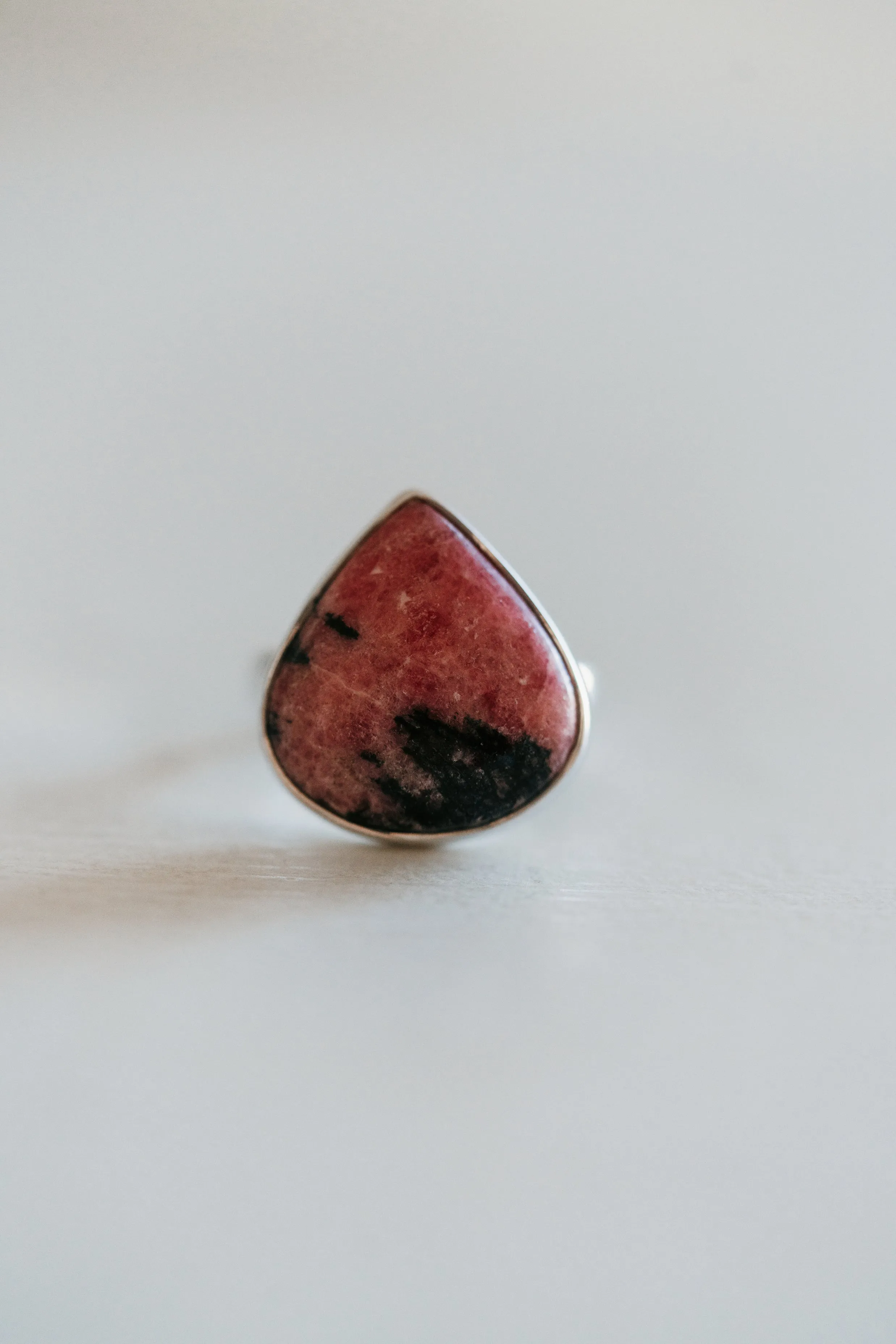 Tammy Ring | Pink Rhodonite sold by Goldie Lew product image thumbnail 4