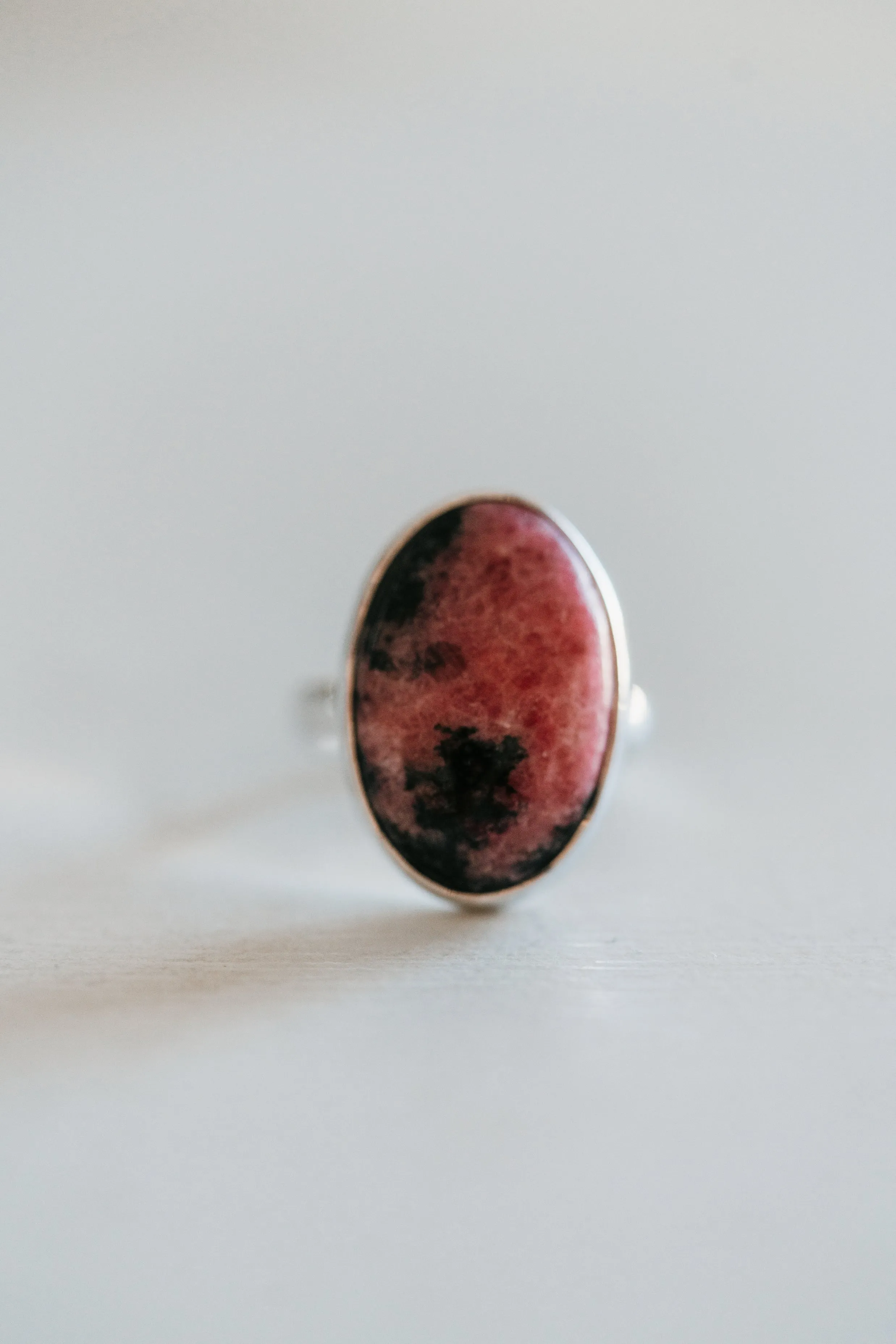 Tammy Ring | Pink Rhodonite sold by Goldie Lew product image thumbnail 2