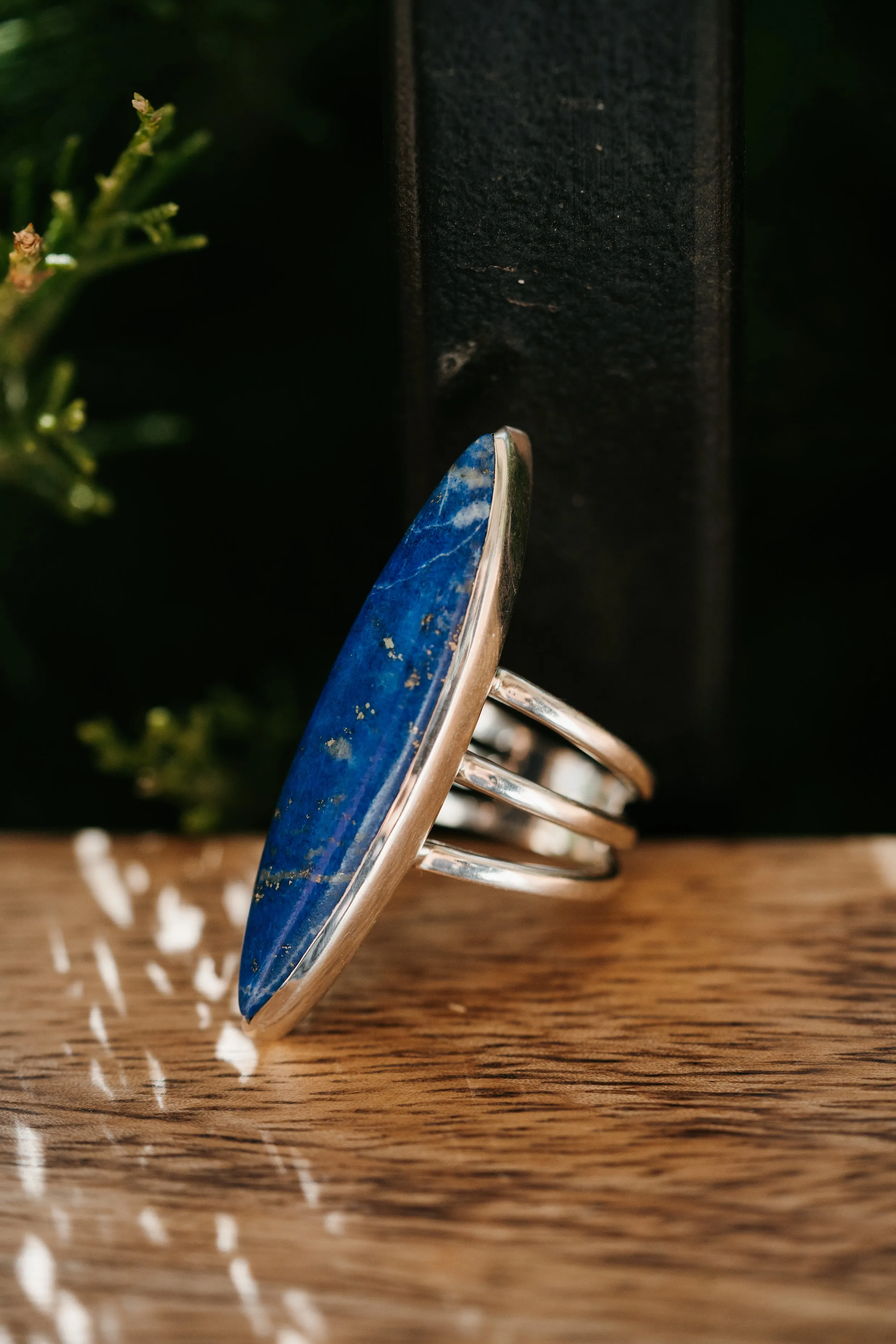 Ruth Ring | Blue Lapis sold by Goldie Lew product image thumbnail 2