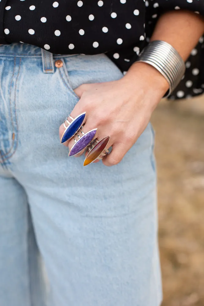 Ruth Ring | Blue Lapis sold by Goldie Lew product image thumbnail 5