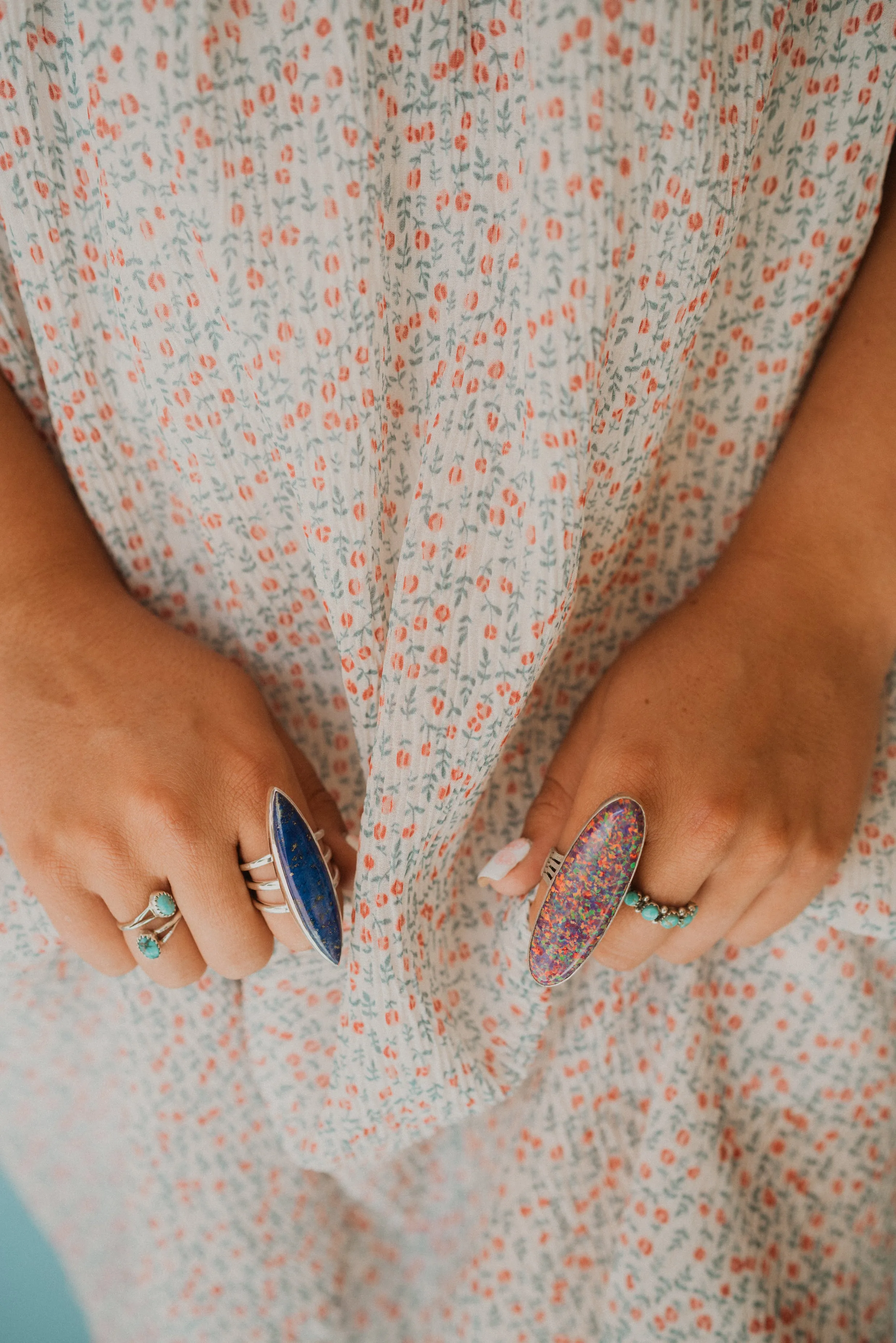 Ruth Ring | Blue Lapis sold by Goldie Lew product image thumbnail 4