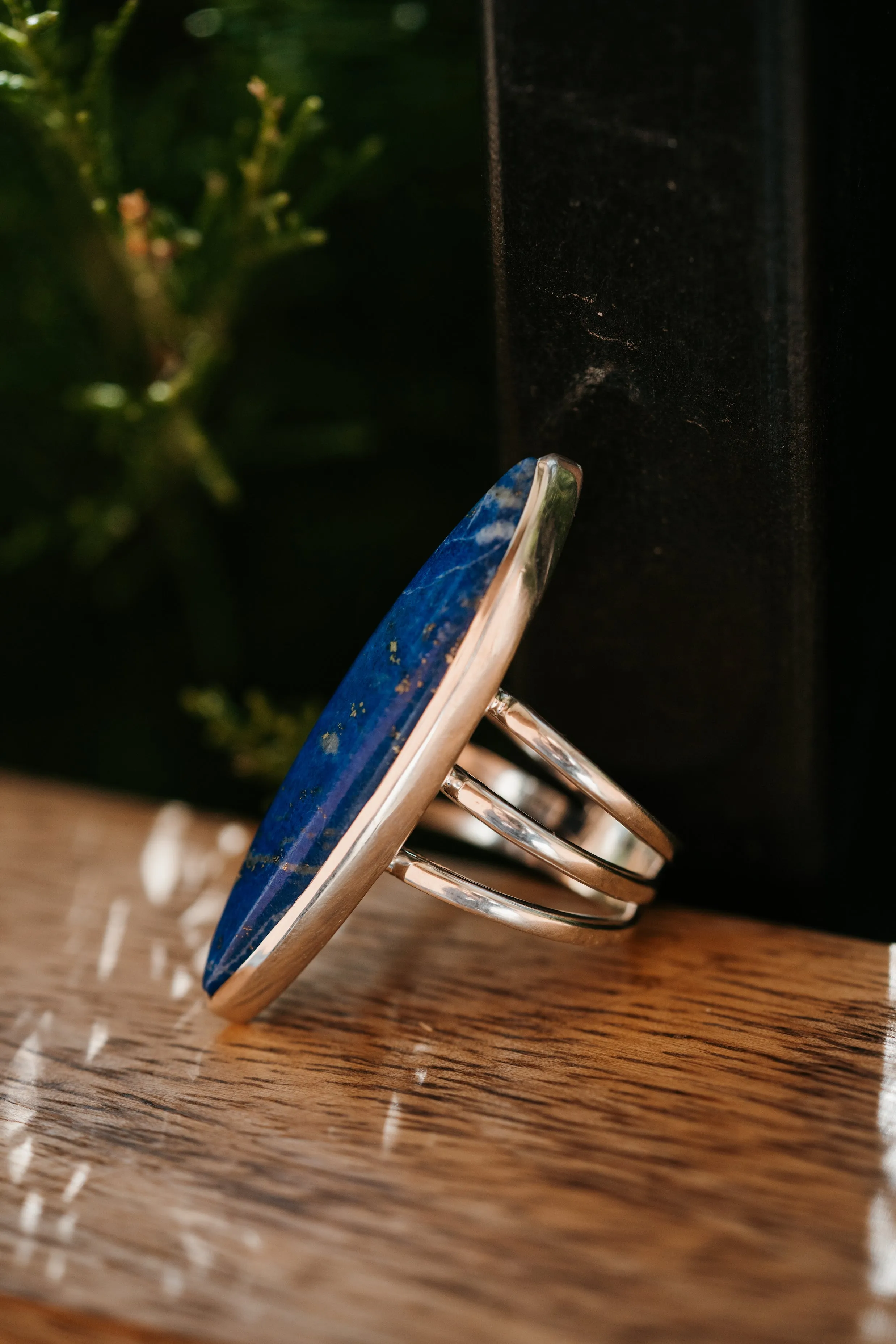 Ruth Ring | Blue Lapis sold by Goldie Lew product image thumbnail 3
