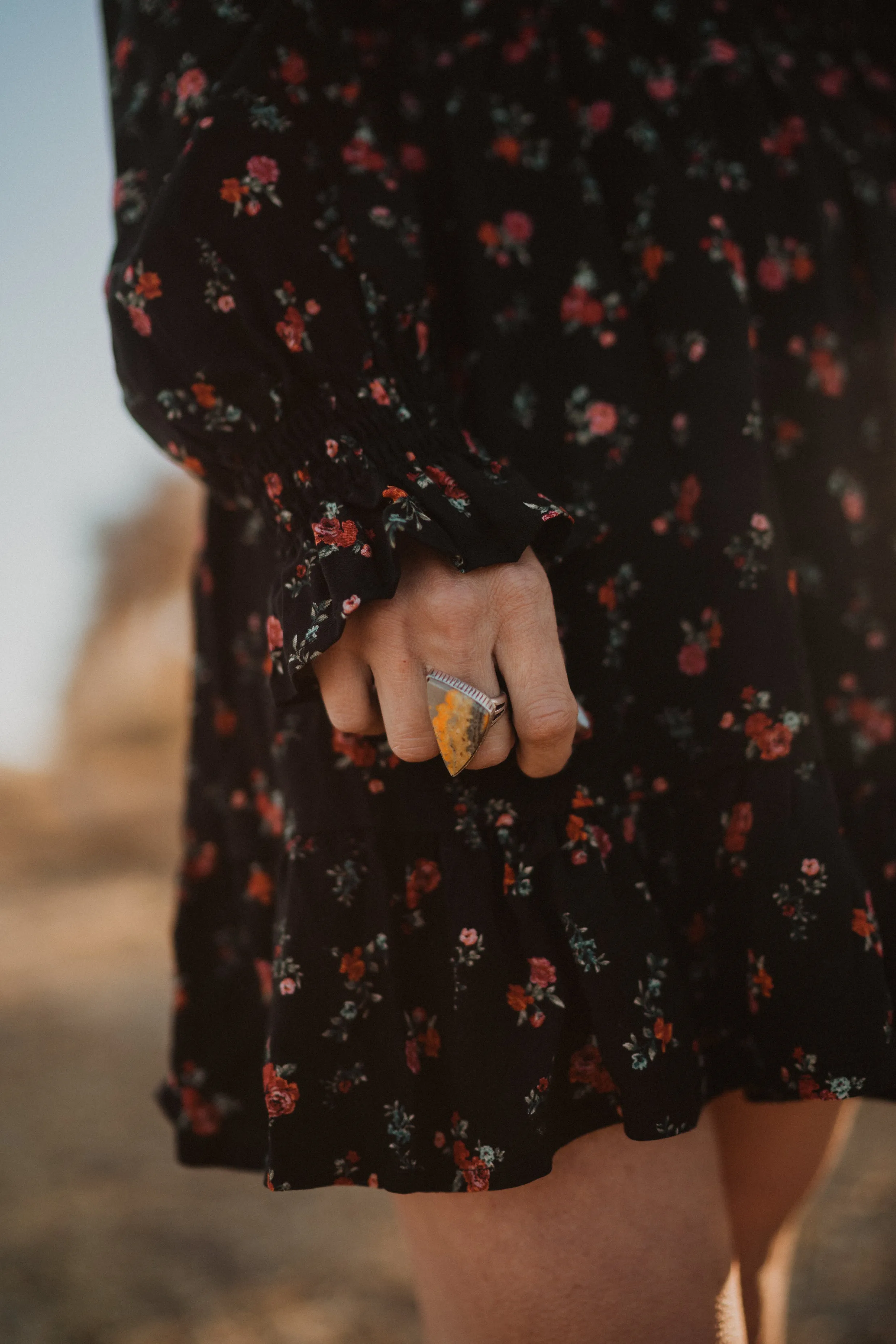 Ralphy Ring | Bumble Bee Jasper sold by Goldie Lew product image thumbnail 5