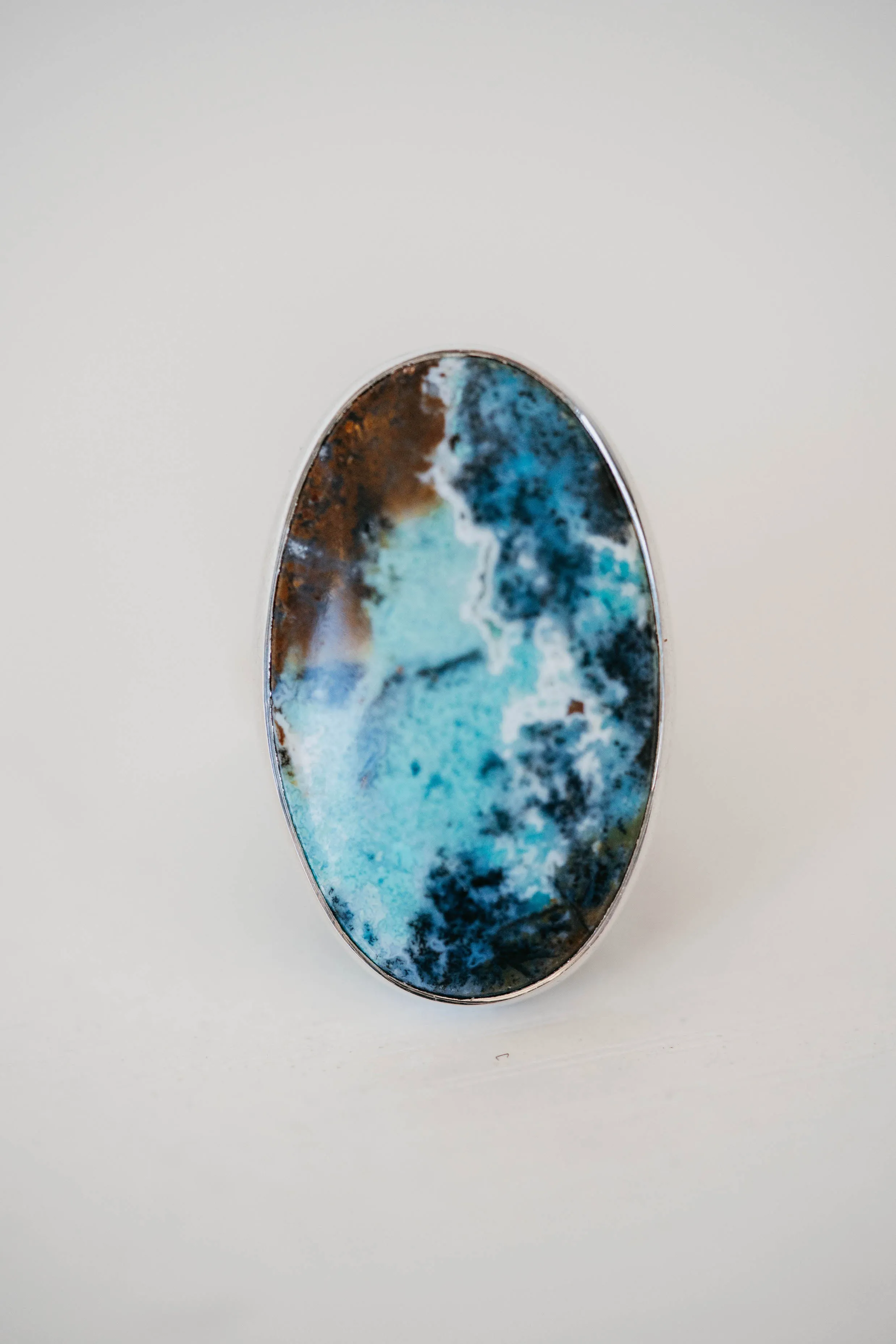 Celine Ring | Azurite Malachite sold by Goldie Lew product image thumbnail 4