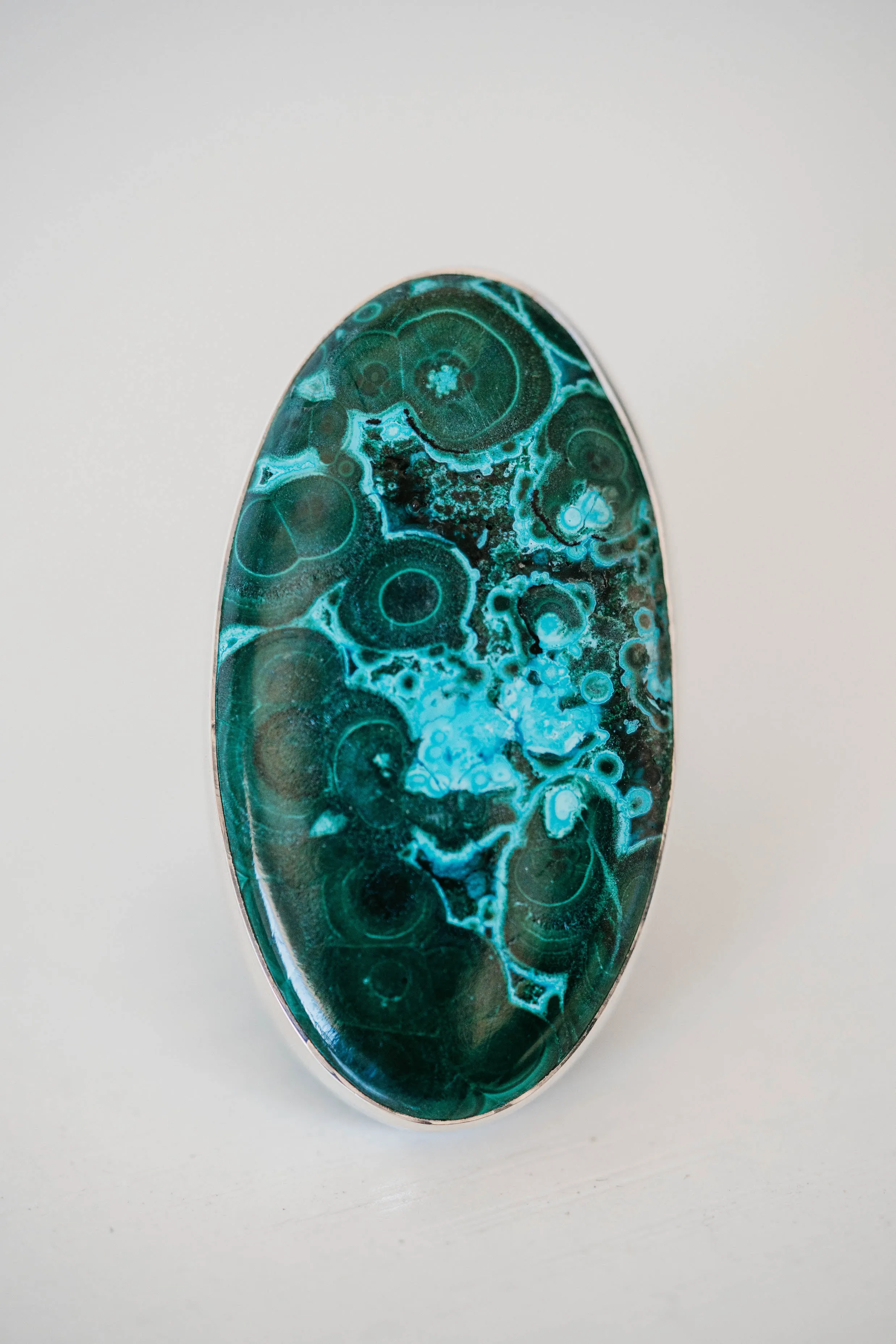 Celine Ring | Azurite Malachite sold by Goldie Lew product image thumbnail 2