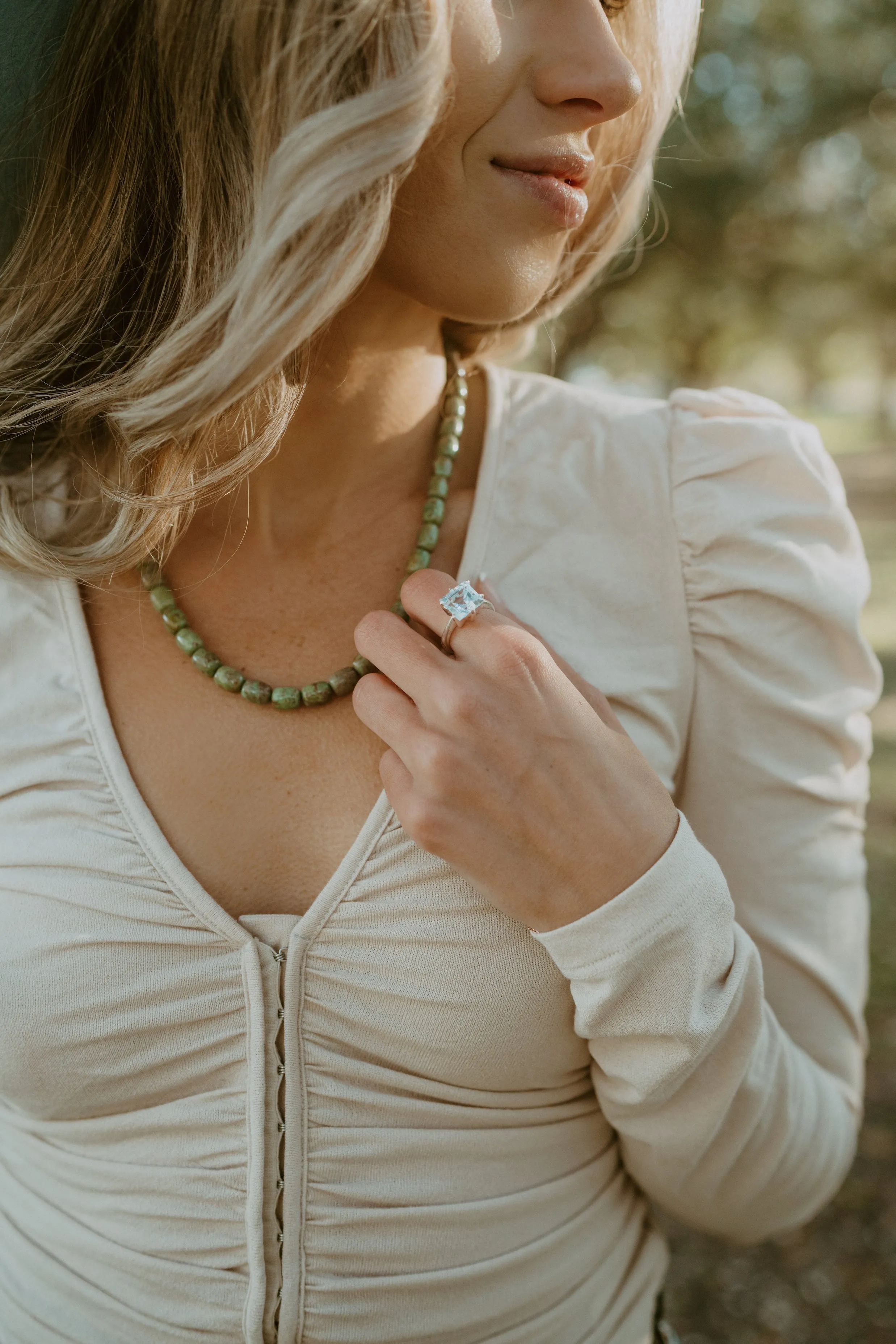 Cornelius Ring | Blue Amethyst sold by Goldie Lew