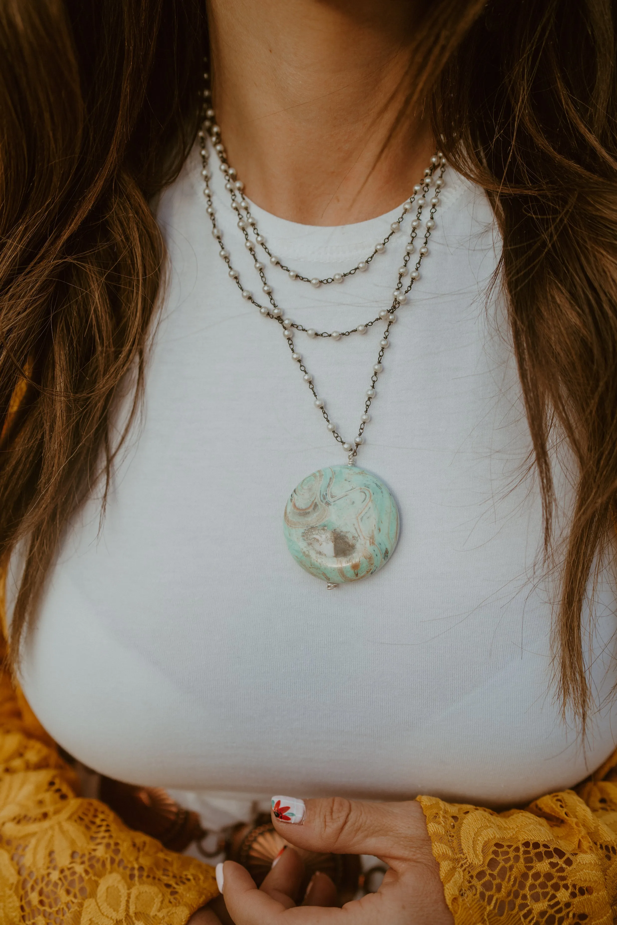 Kyni Girl Necklace sold by Goldie Lew product image thumbnail 5