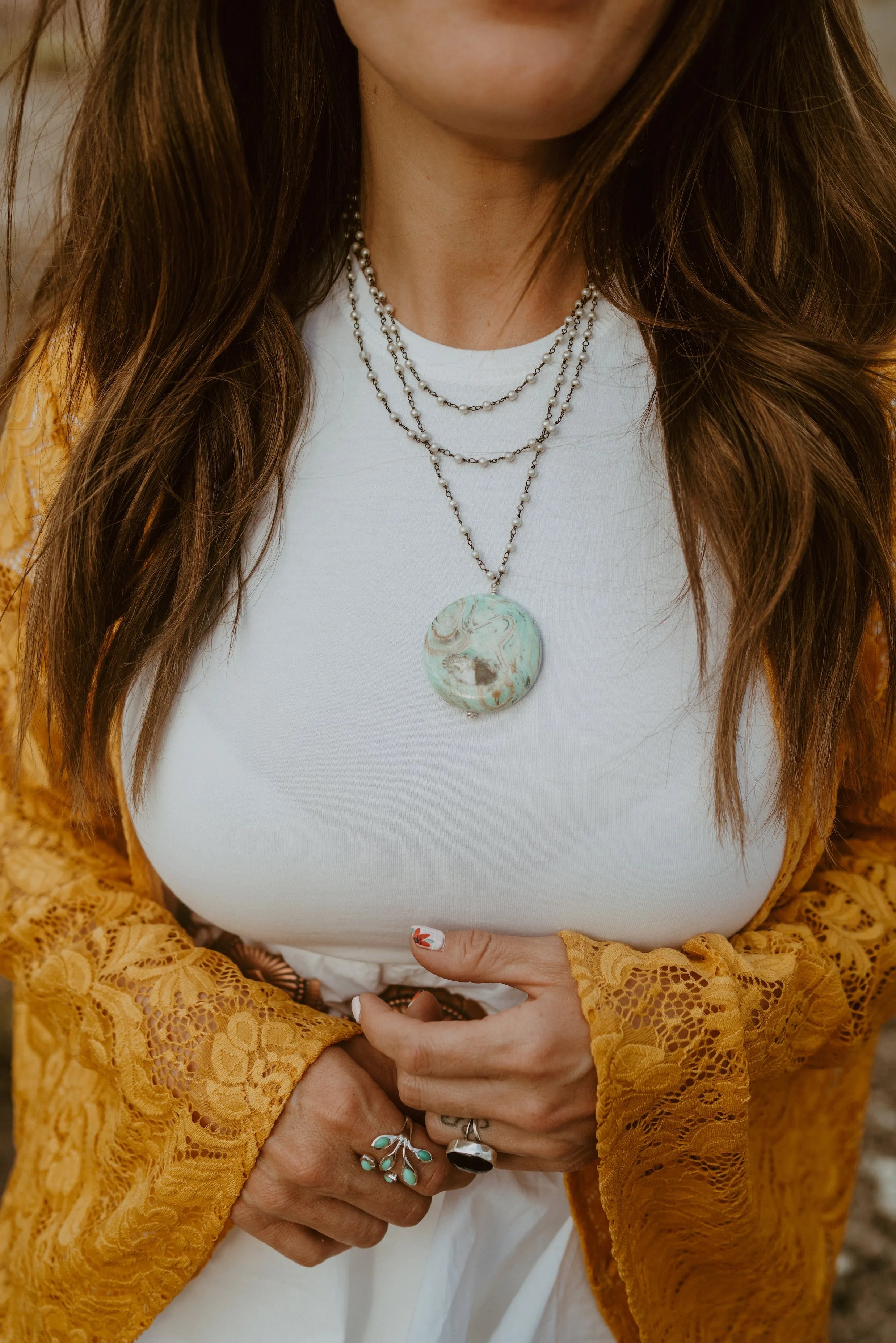 Kyni Girl Necklace sold by Goldie Lew product image thumbnail 4