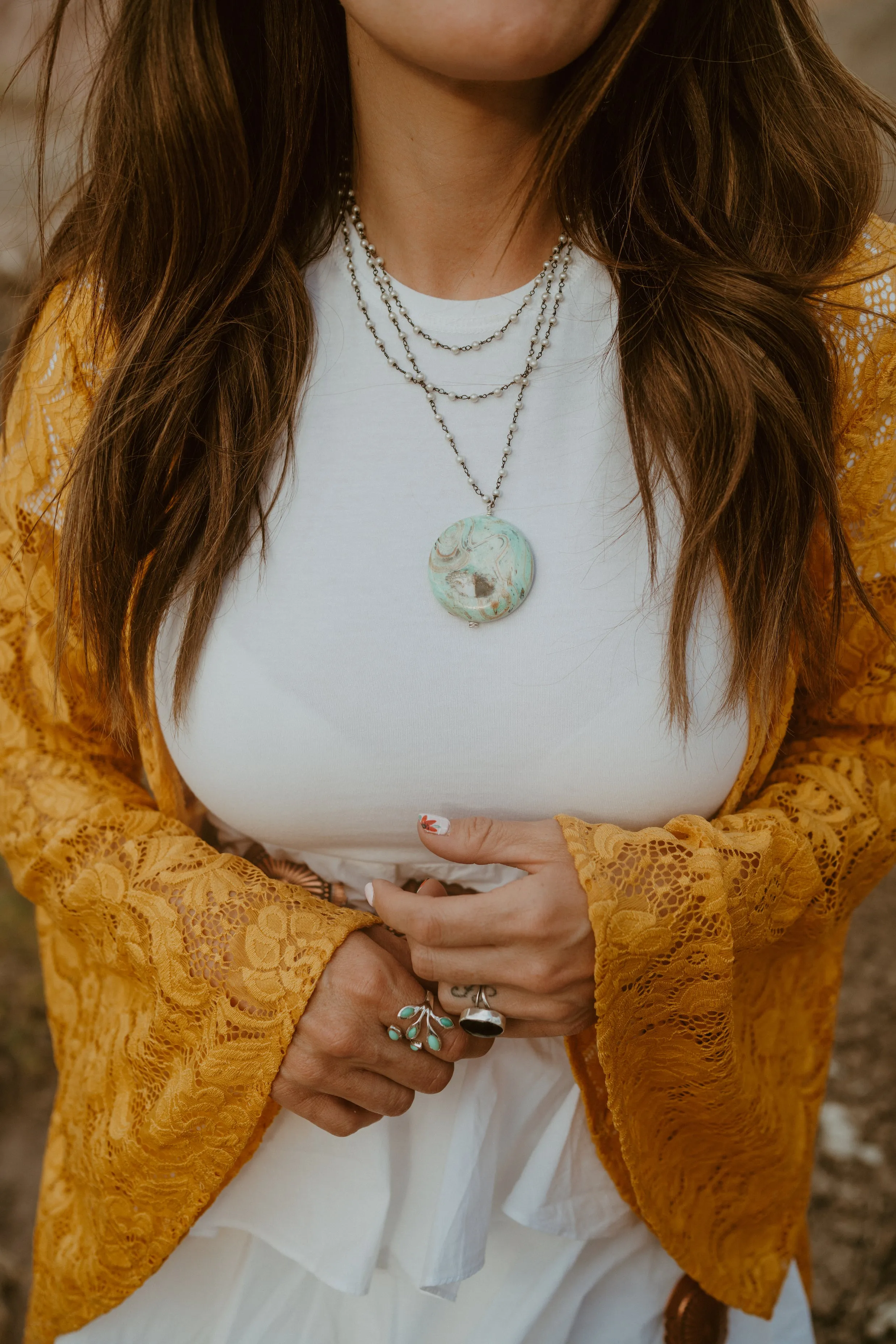 Kyni Girl Necklace sold by Goldie Lew product image thumbnail 3