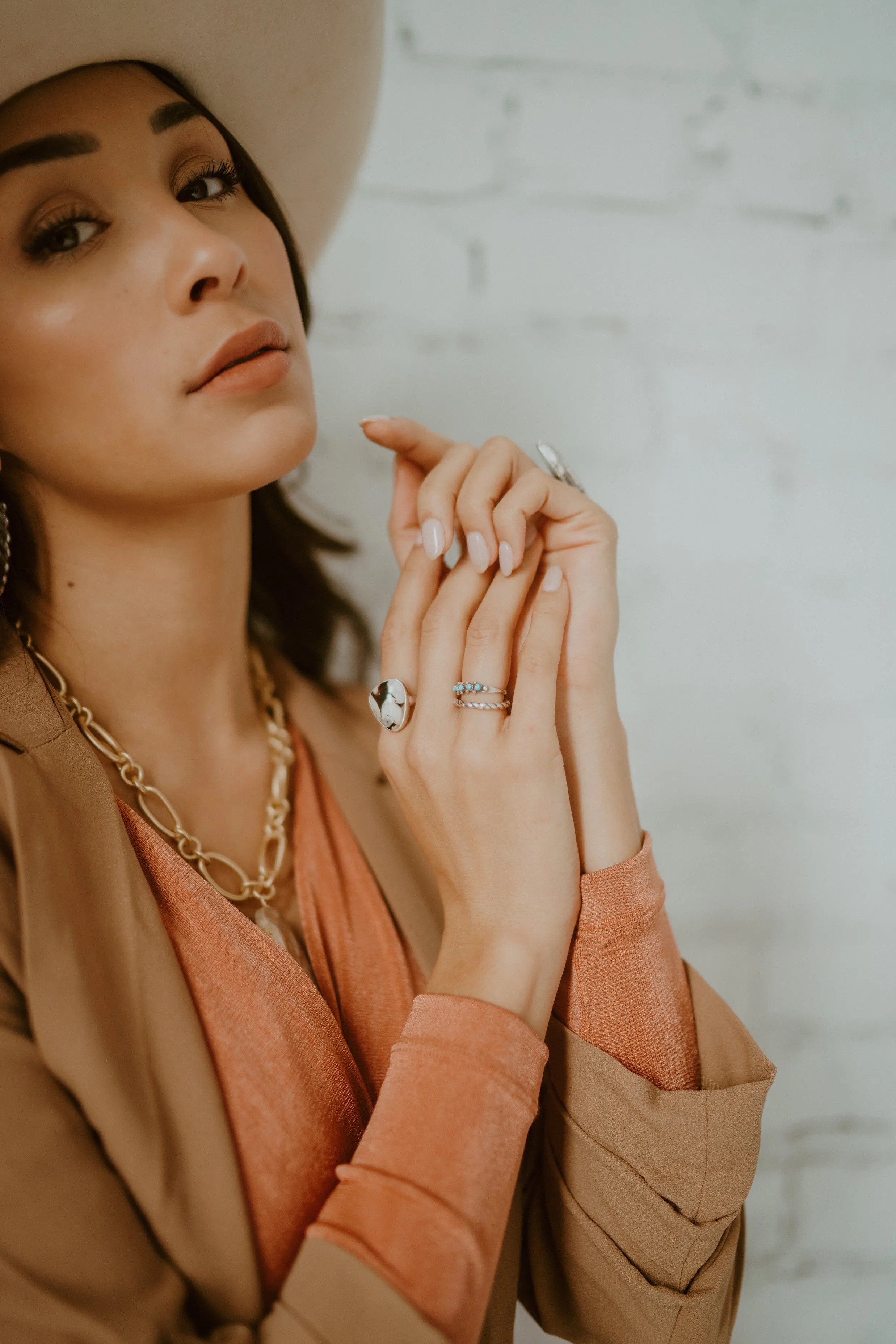 Brianna Ring | Teardrop| Peanutwood Jasper sold by Goldie Lew product image thumbnail 3