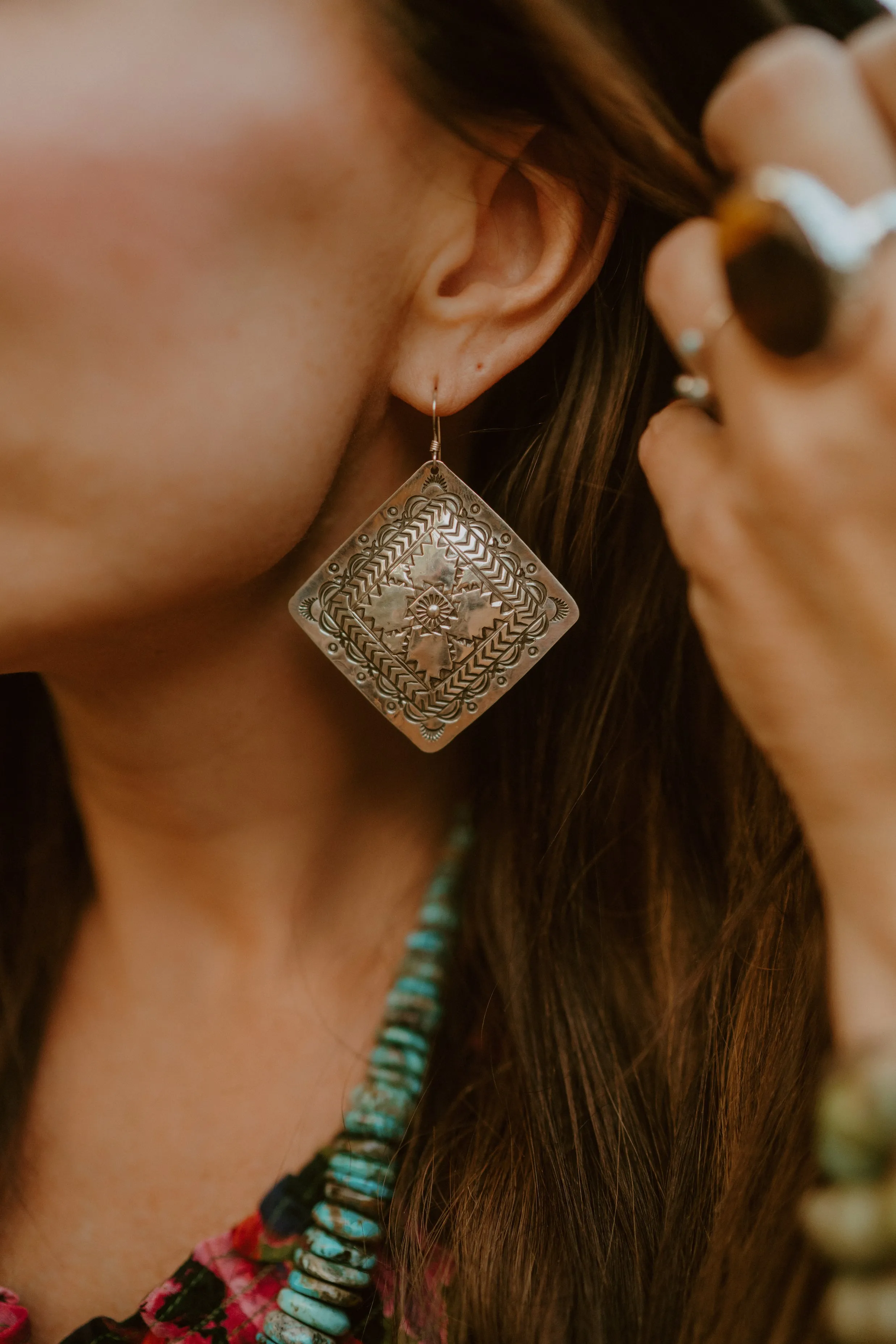 Concho Earrings #33 sold by Goldie Lew