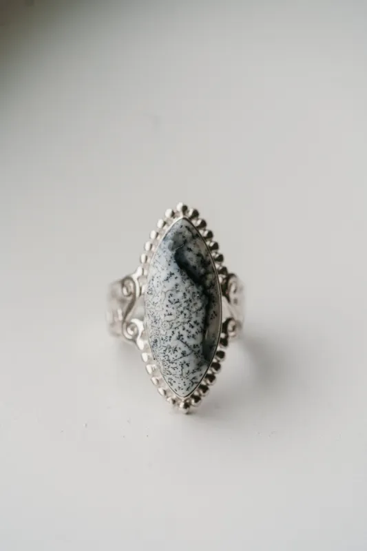 Baylee Ring | Dendritic Opal sold by Goldie Lew