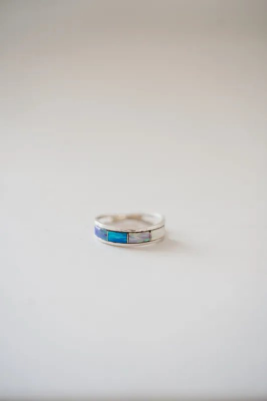 Jonas Ring | Colorful Opal sold by Goldie Lew