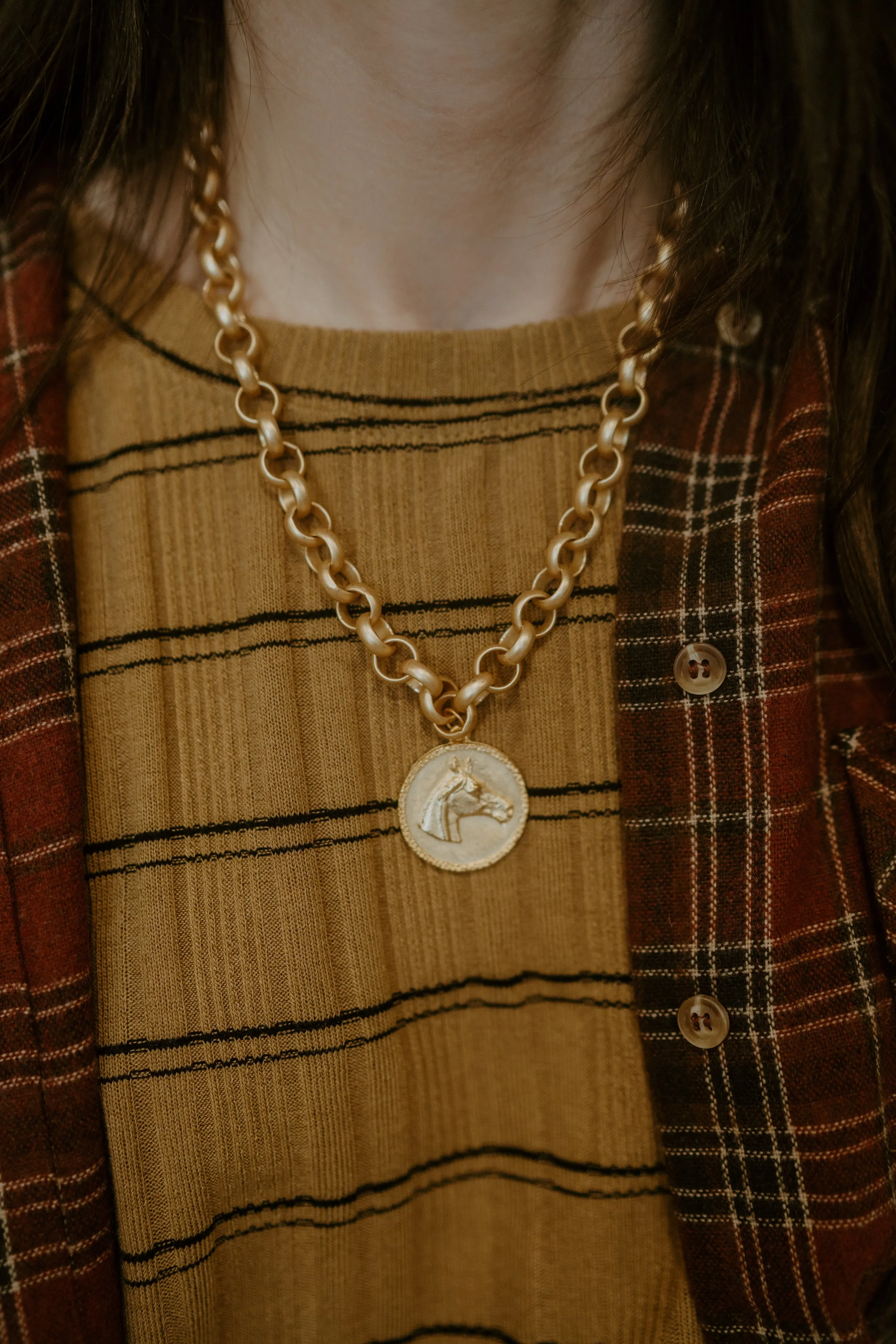 El Caballo Necklace #3 sold by Goldie Lew product image thumbnail 3