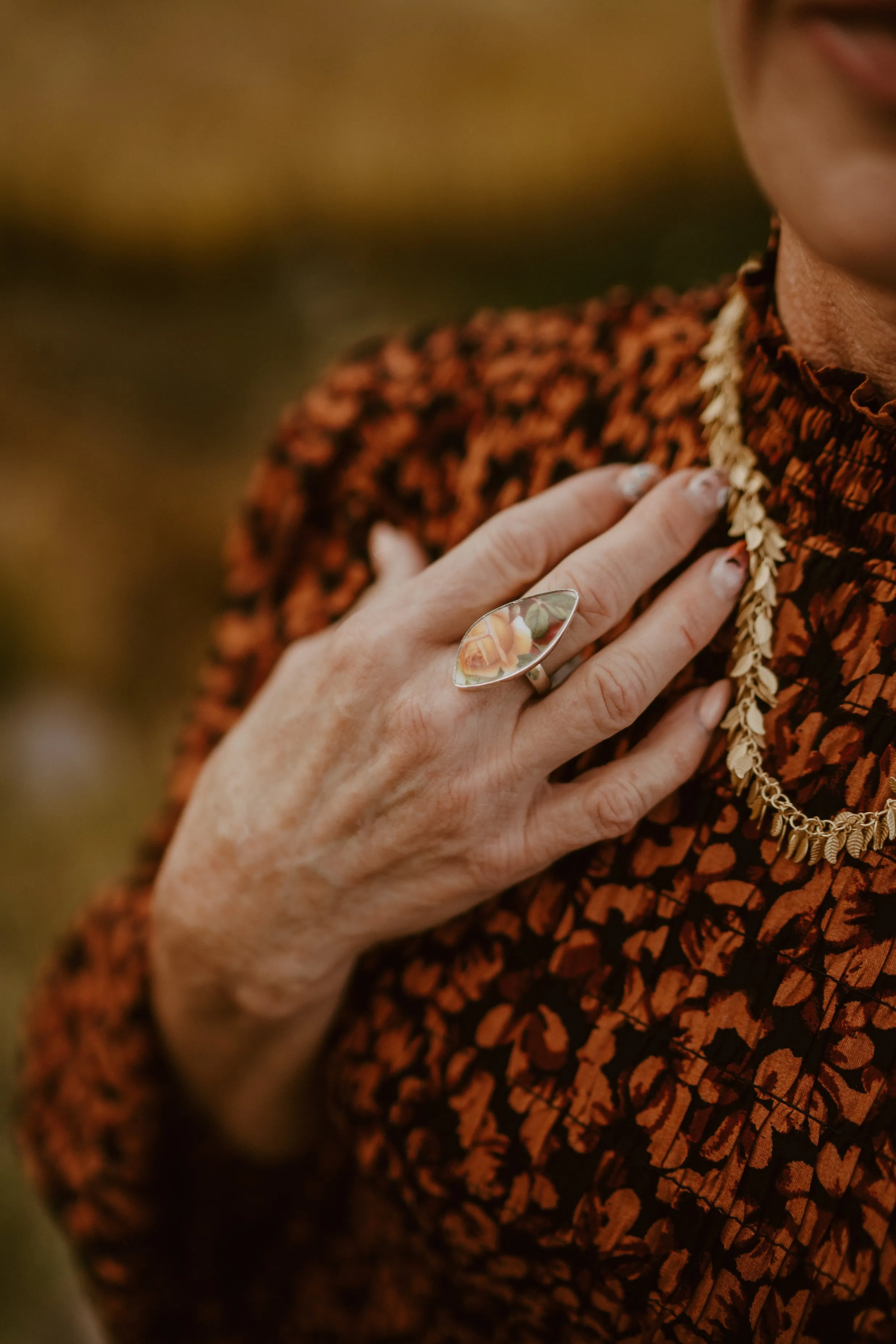 Rosa Ring | Ceramic Art sold by Goldie Lew product image thumbnail 4