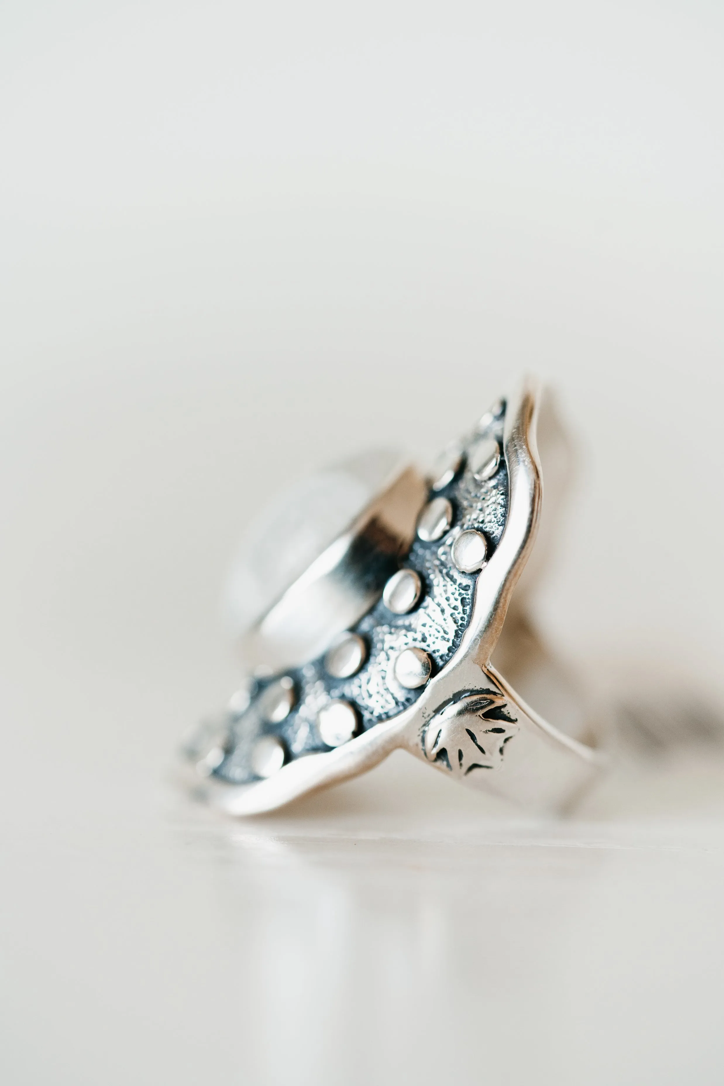 Estrella Ring | Moonstone sold by Goldie Lew product image thumbnail 4