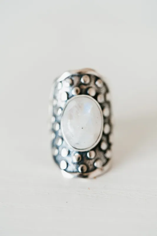 Estrella Ring | Moonstone sold by Goldie Lew