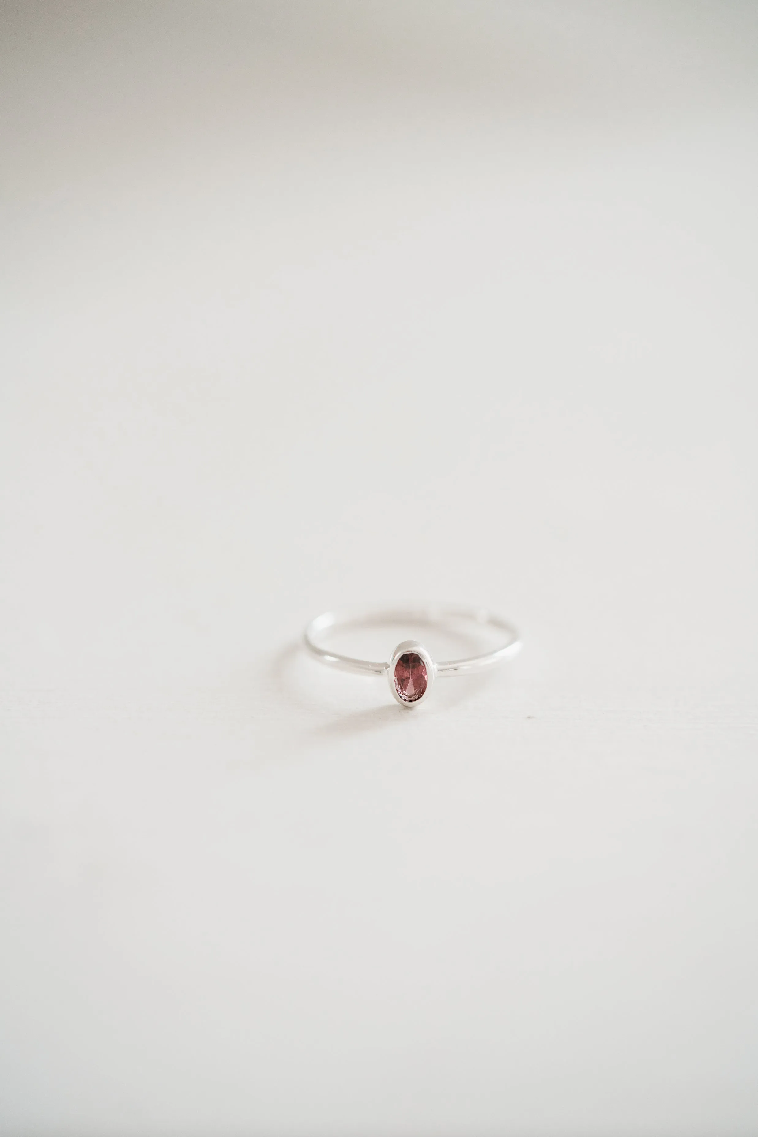 Aubrey Ring | Red Garnet sold by Goldie Lew