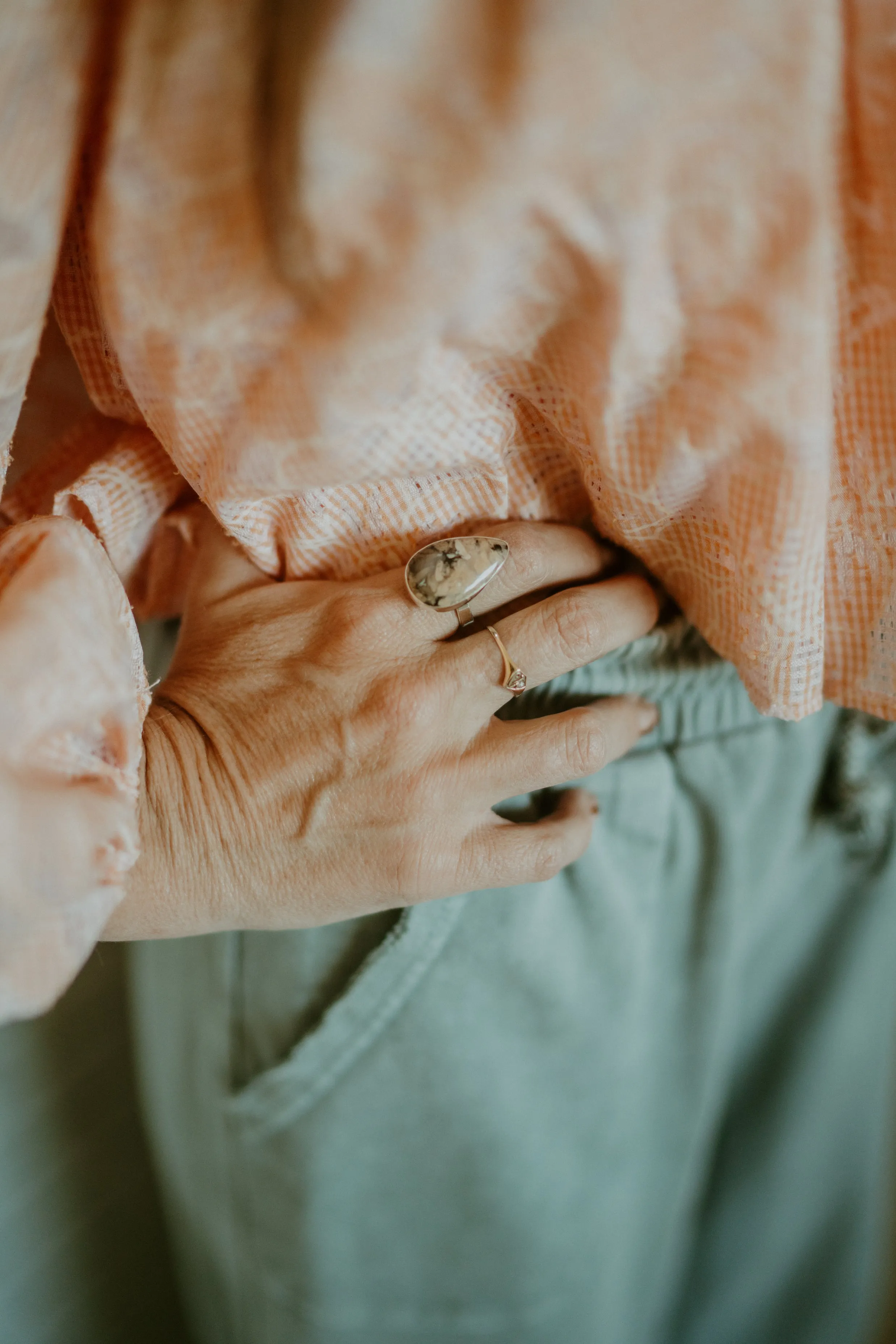 Muse Ring | Tiger Dendritic sold by Goldie Lew product image thumbnail 2