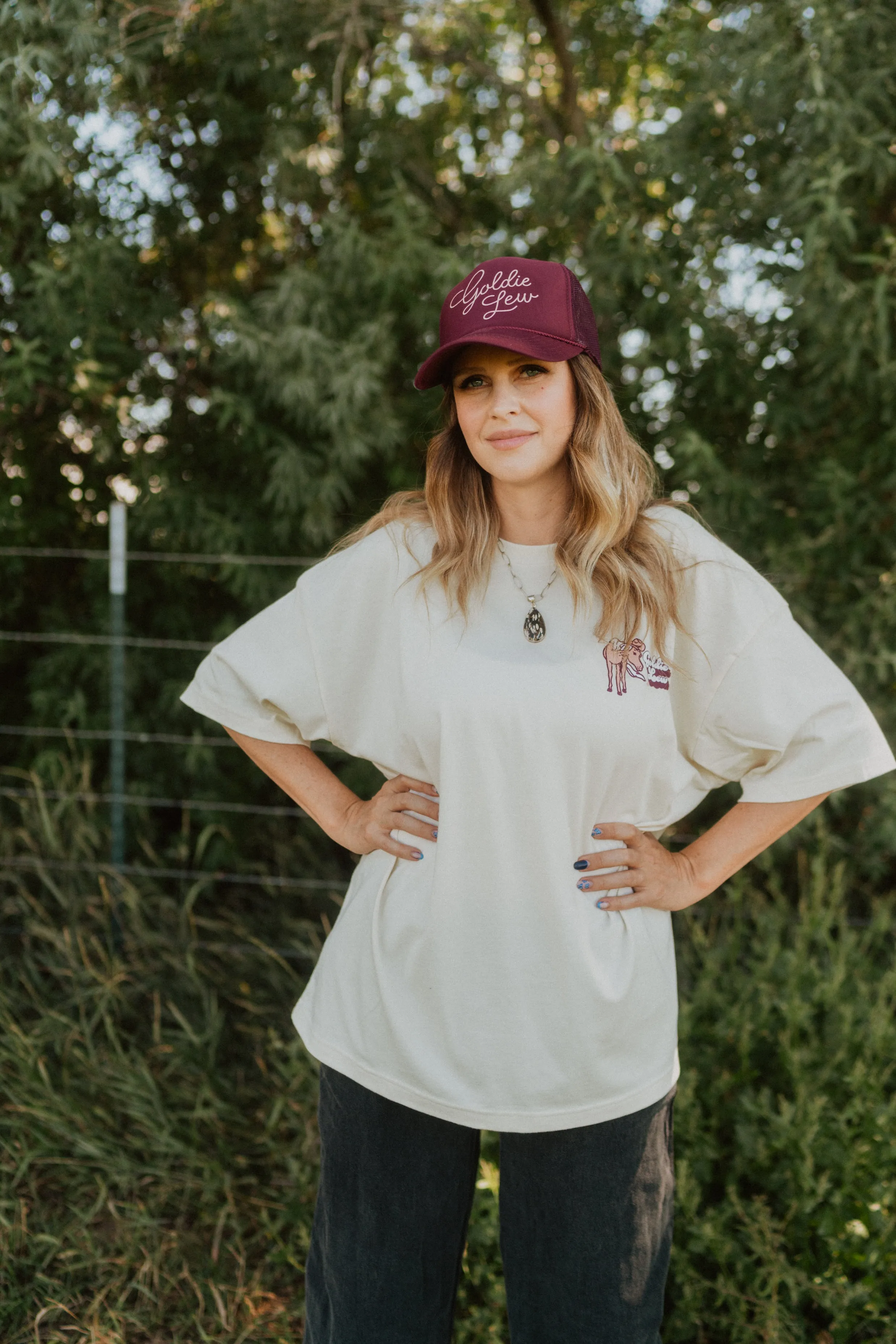 Cowgirls Get The Blues Tee | Extended Sizing sold by Goldie Lew product image thumbnail 4