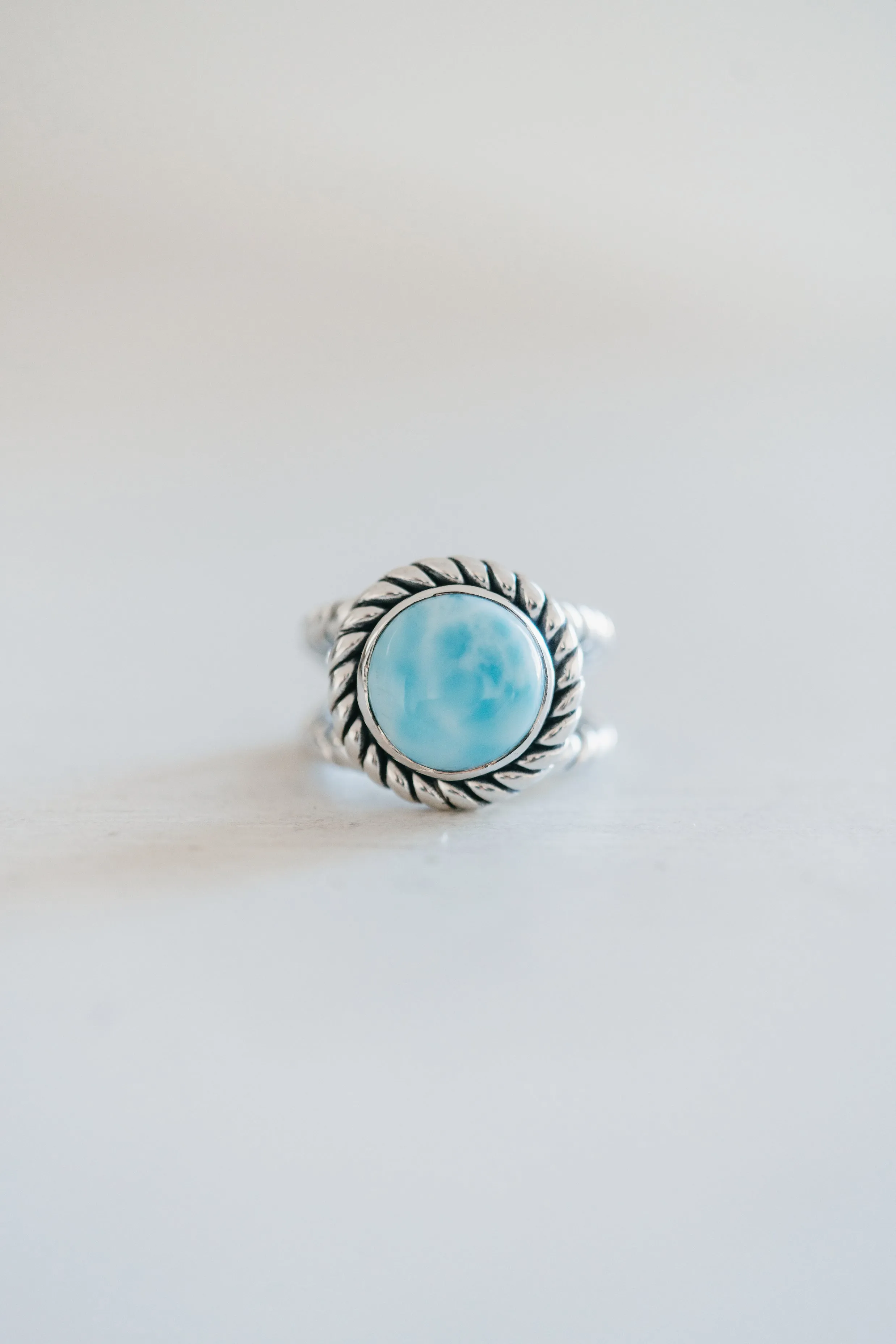 Huck Ring | Larimar - FINAL SALE sold by Goldie Lew