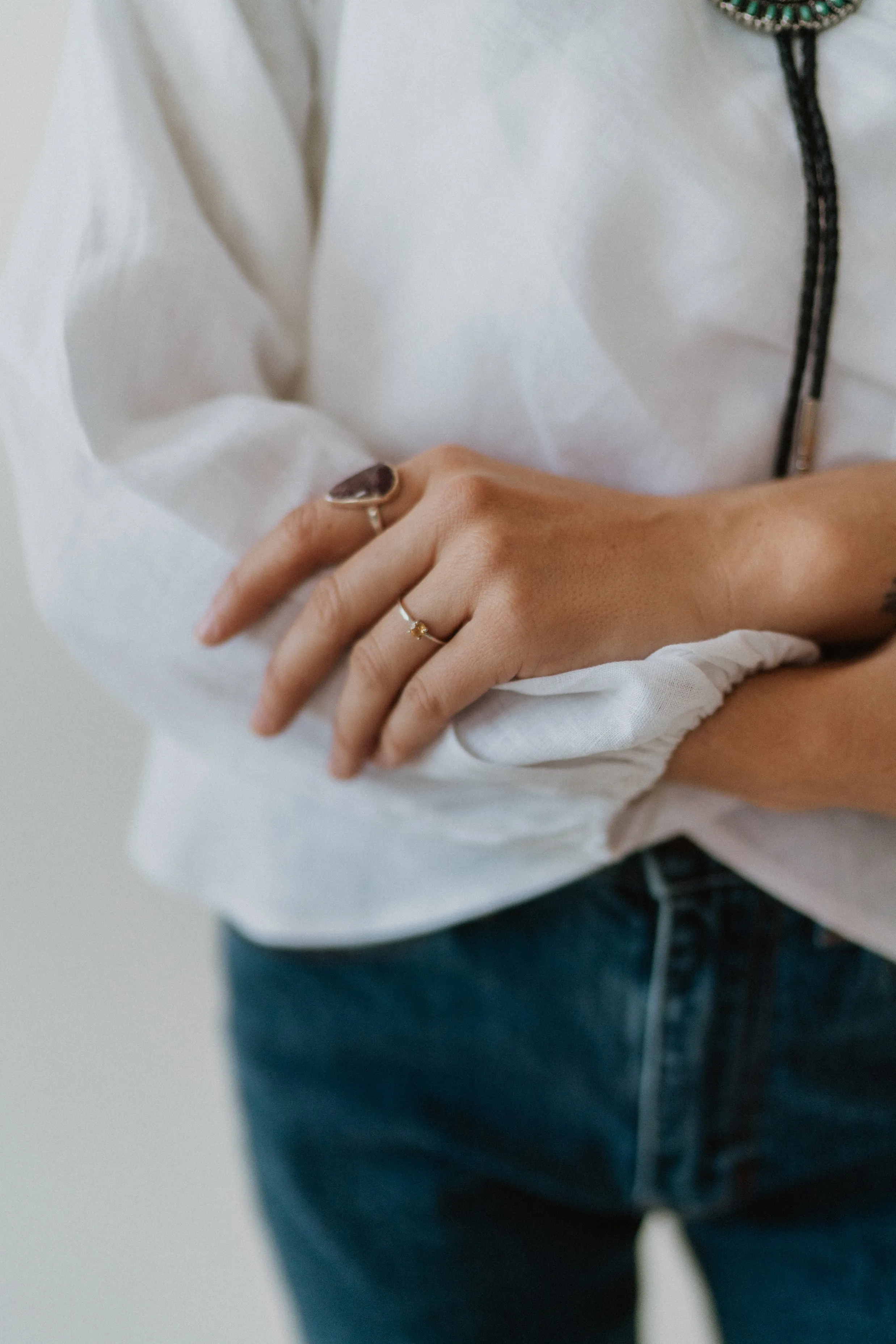 Brunie Ring | Gold Citrine sold by Goldie Lew product image thumbnail 2