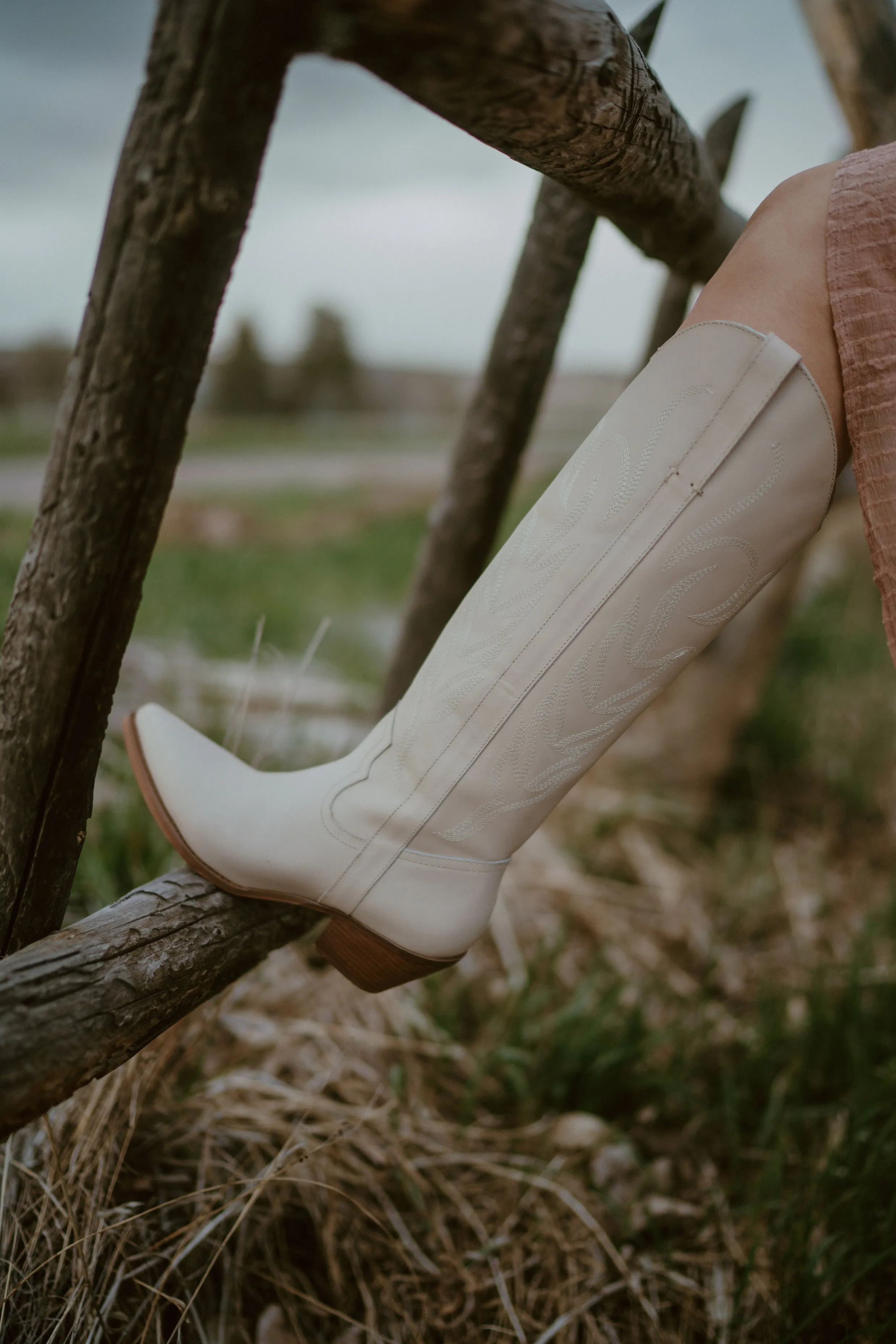Agency Boots | Ivory sold by Goldie Lew product image thumbnail 5