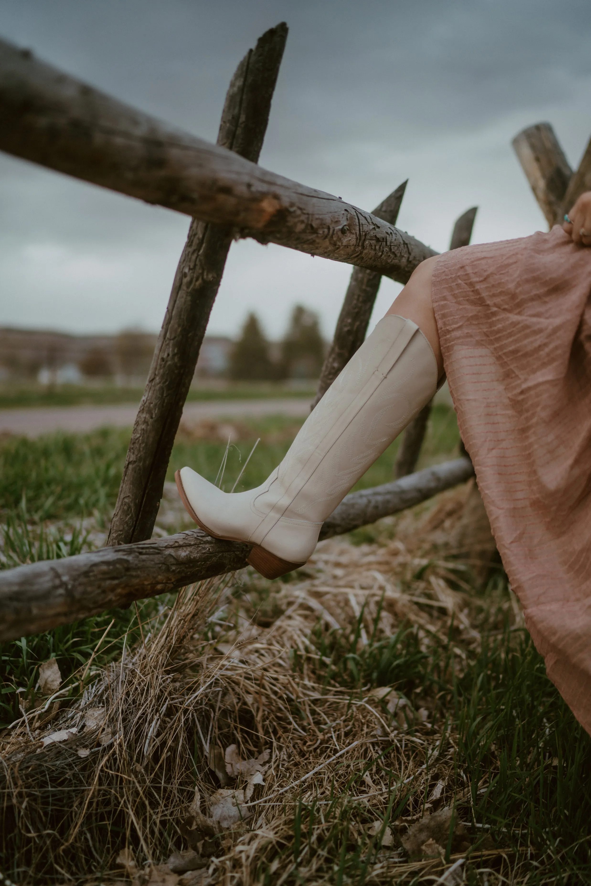 Agency Boots | Ivory sold by Goldie Lew