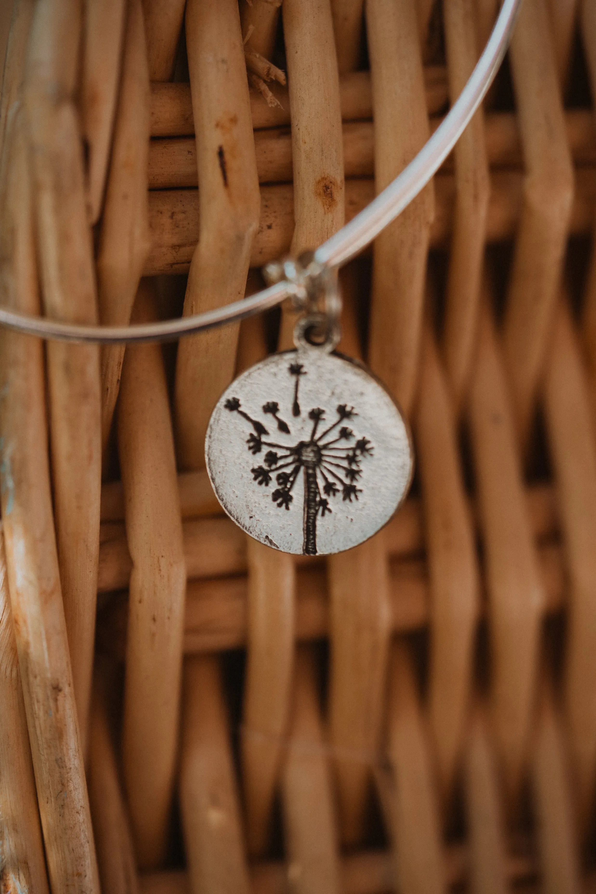 Silver Bracelet | Dandelion Charm sold by Goldie Lew product image thumbnail 2