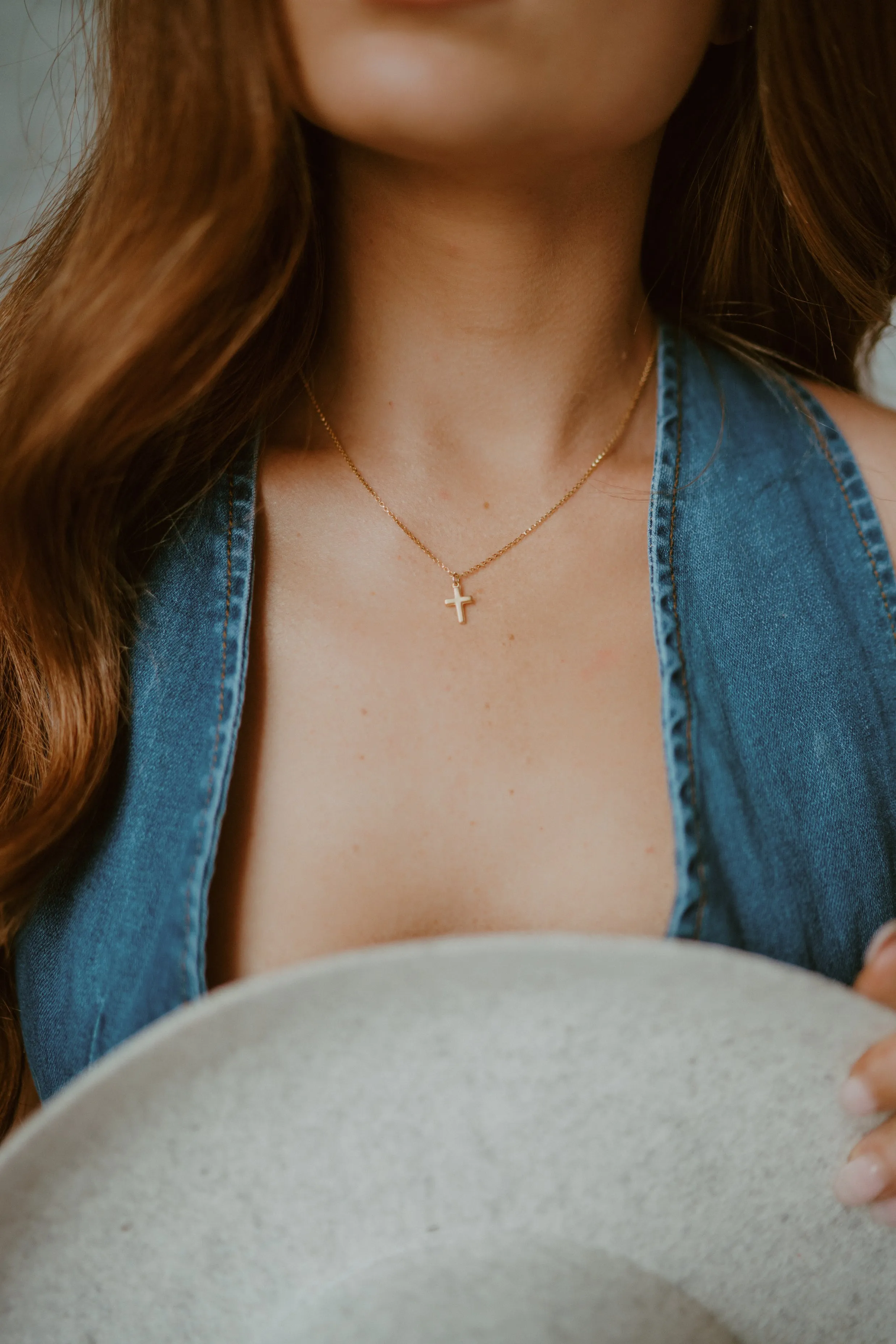 Kella Cross Necklace | #2 sold by Goldie Lew